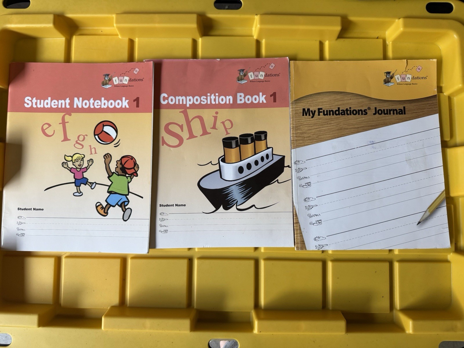 Wilson Fundations Grade 1 Student Notebook, Student Journal, Student Composition