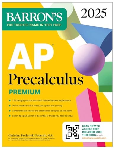 AP Precalculus Premium 2025 Pr – GOOD