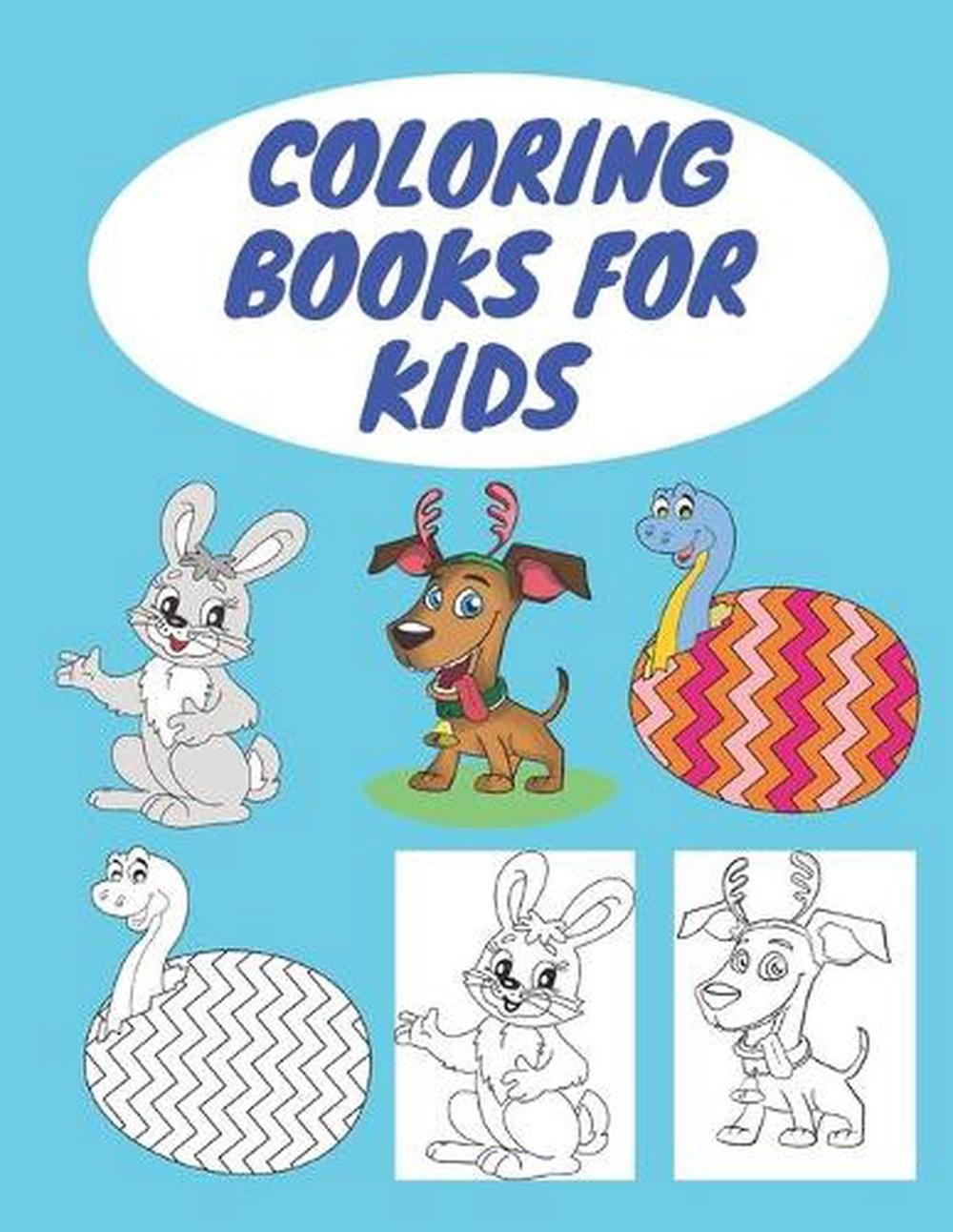 Coloring Books for Kids: Animal coloring book, size 8.5 x 11 inch, 30 pages / no