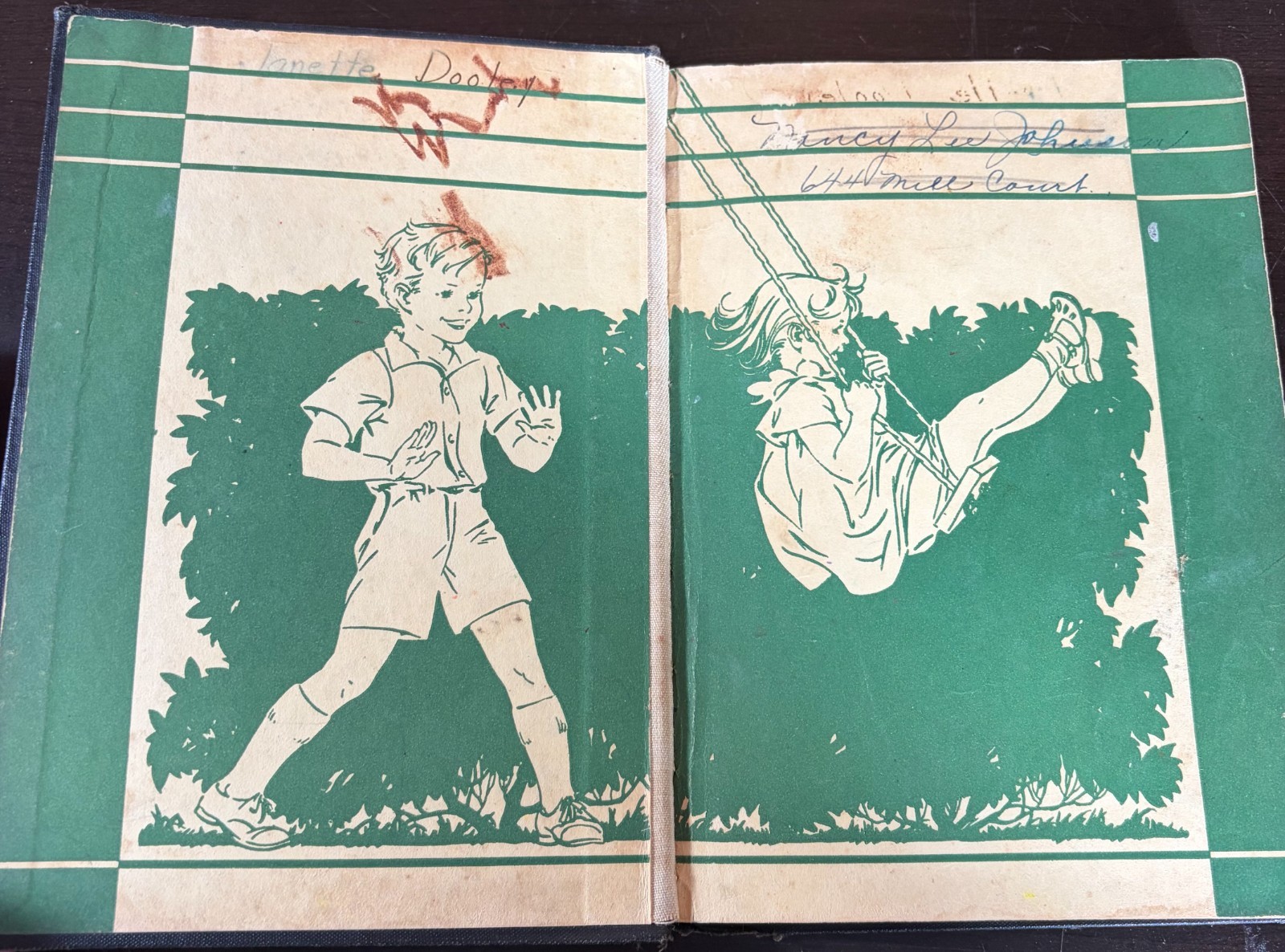 Vtg 2 Curriculum Foundation Series: Basic Readers (1936) Health Stories (1934)