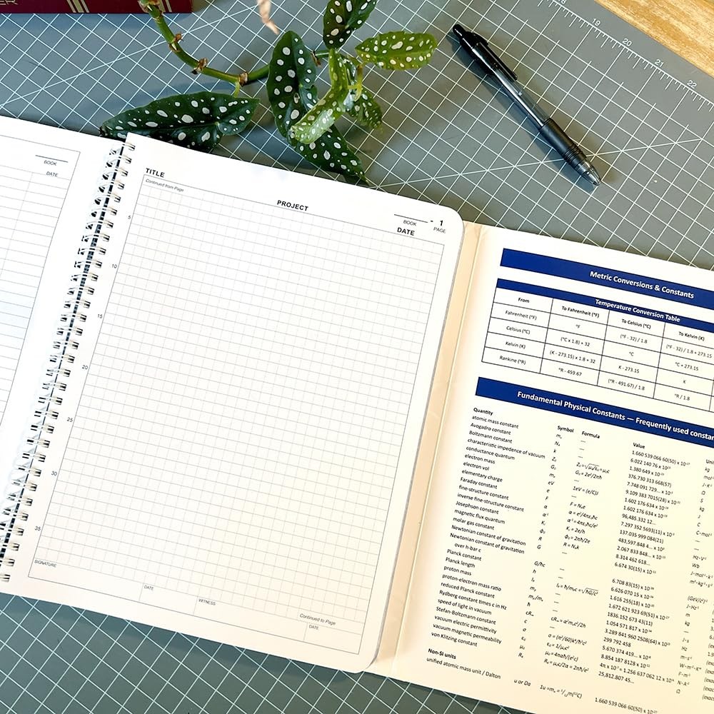 BookFactory Carbonless Lab Notebook/Laboratory Duplicator Book