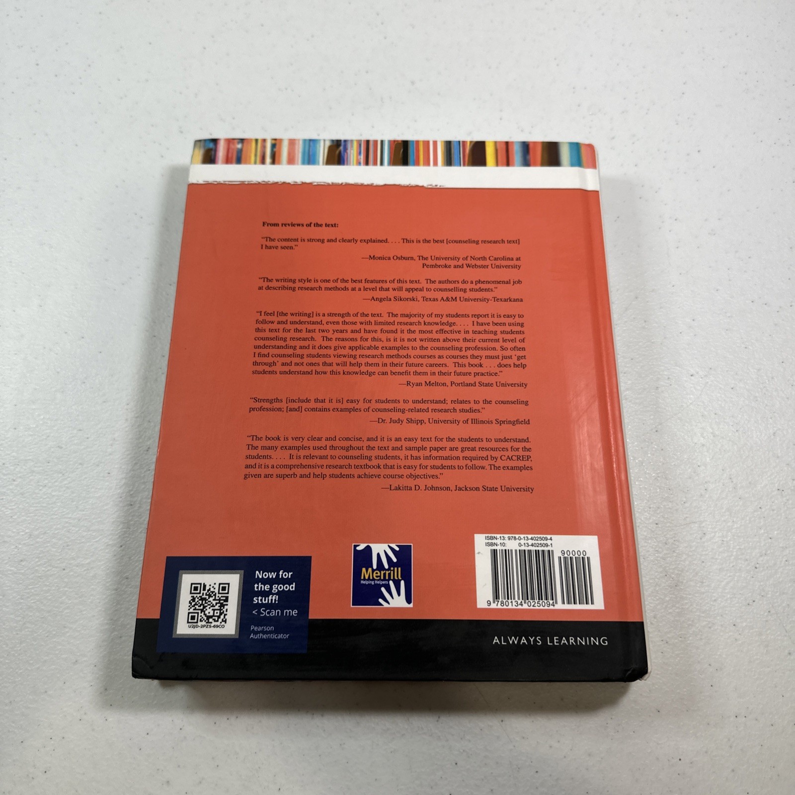 Counseling Research Quantitative, Qualitative & Mixed Methods, 2nd Edition HC