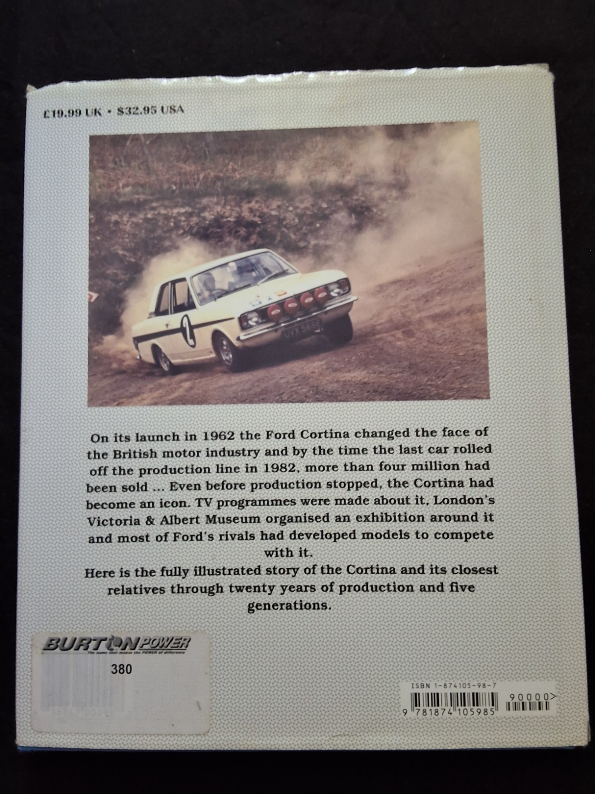 Cortina: The Story of Ford’s Bestseller – Graham Robson (Hardback 1998) FREE P&P