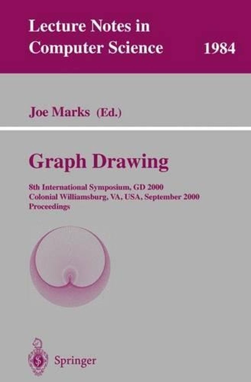 Graph Drawing: 8th International Symposium, GD 2000, Colonial Williamsburg, VA,