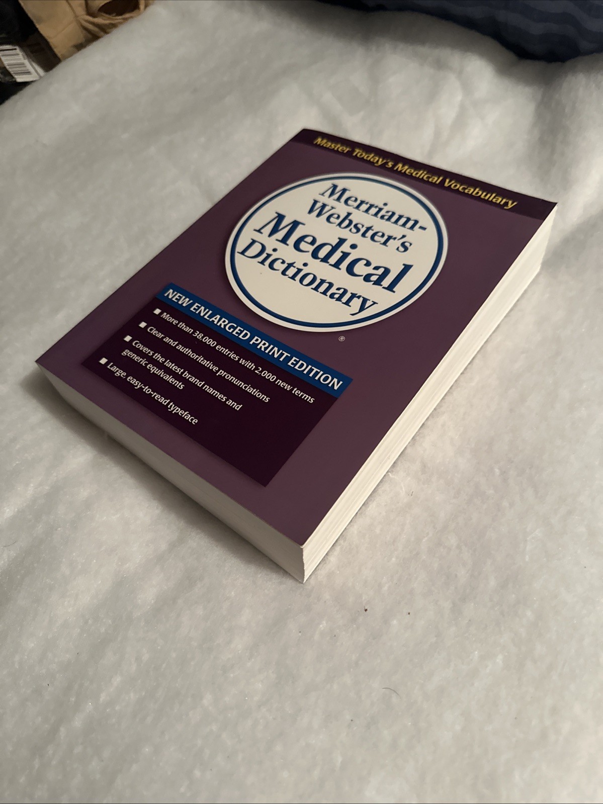 Merriam-webster’s Medical Dictionary – Mass Market Paperback – GOOD