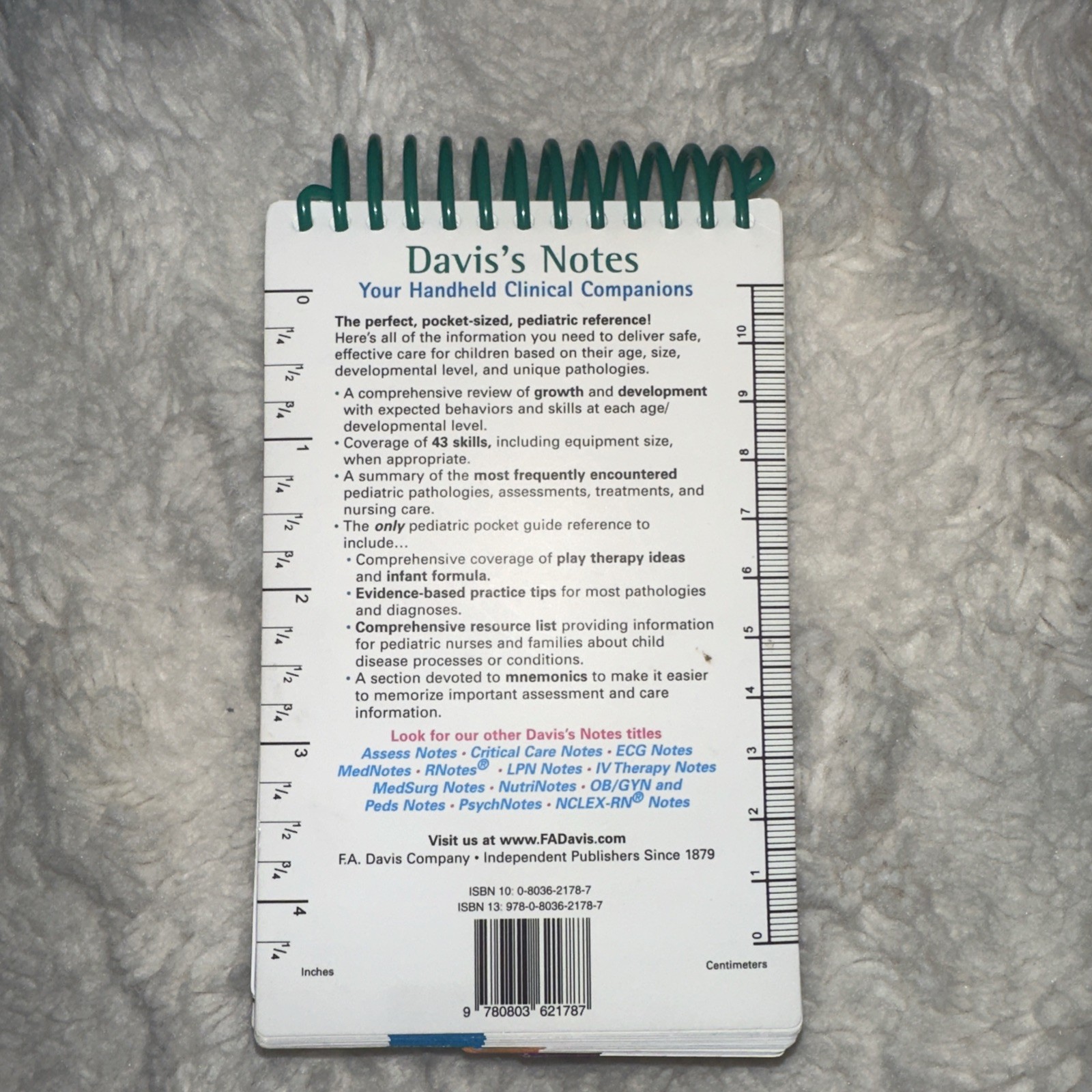 Peds Notes: Nurse’s Clinical Pocket Guide (Davis’s Notes)