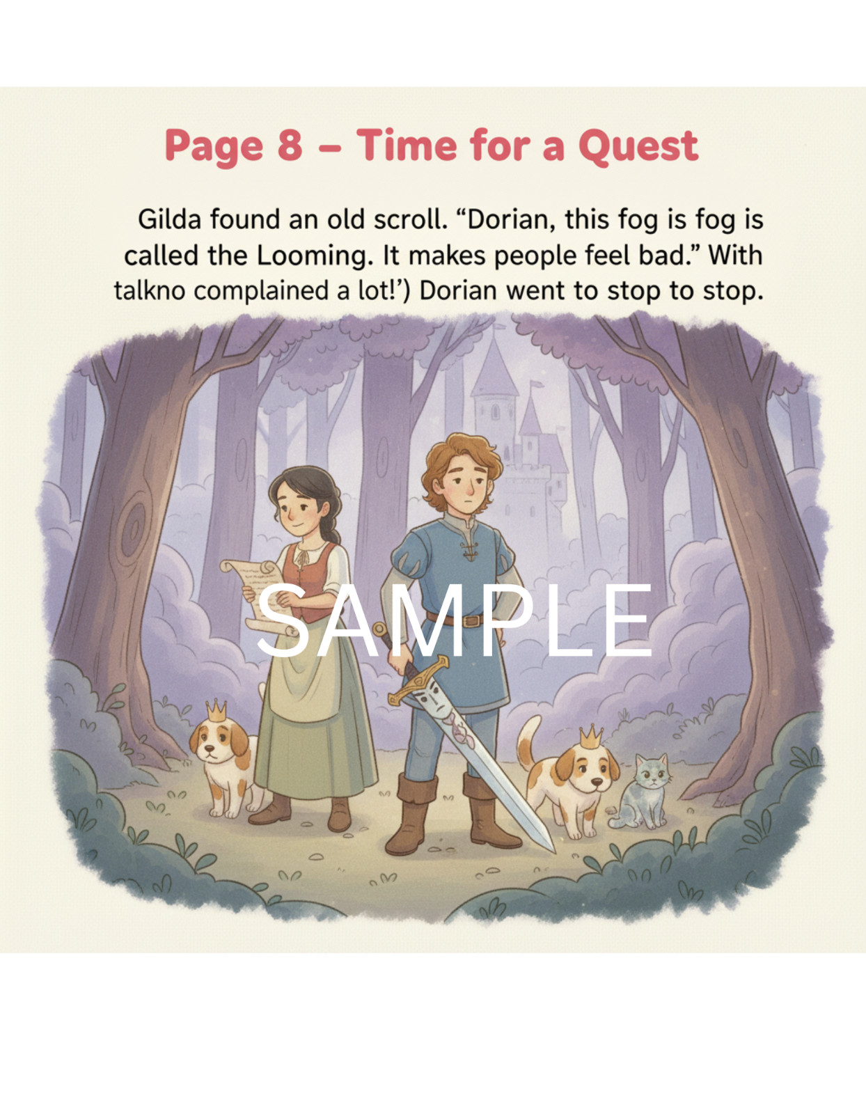 The Lazy Prince | Kids Storybook Book | Printable Digital Download