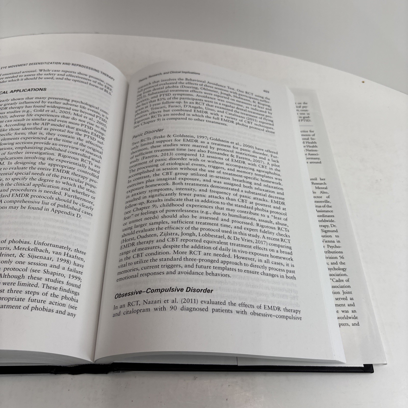 Eye Movement Desensitization and Reprocessing (EMDR) Therapy : Basic Principles,
