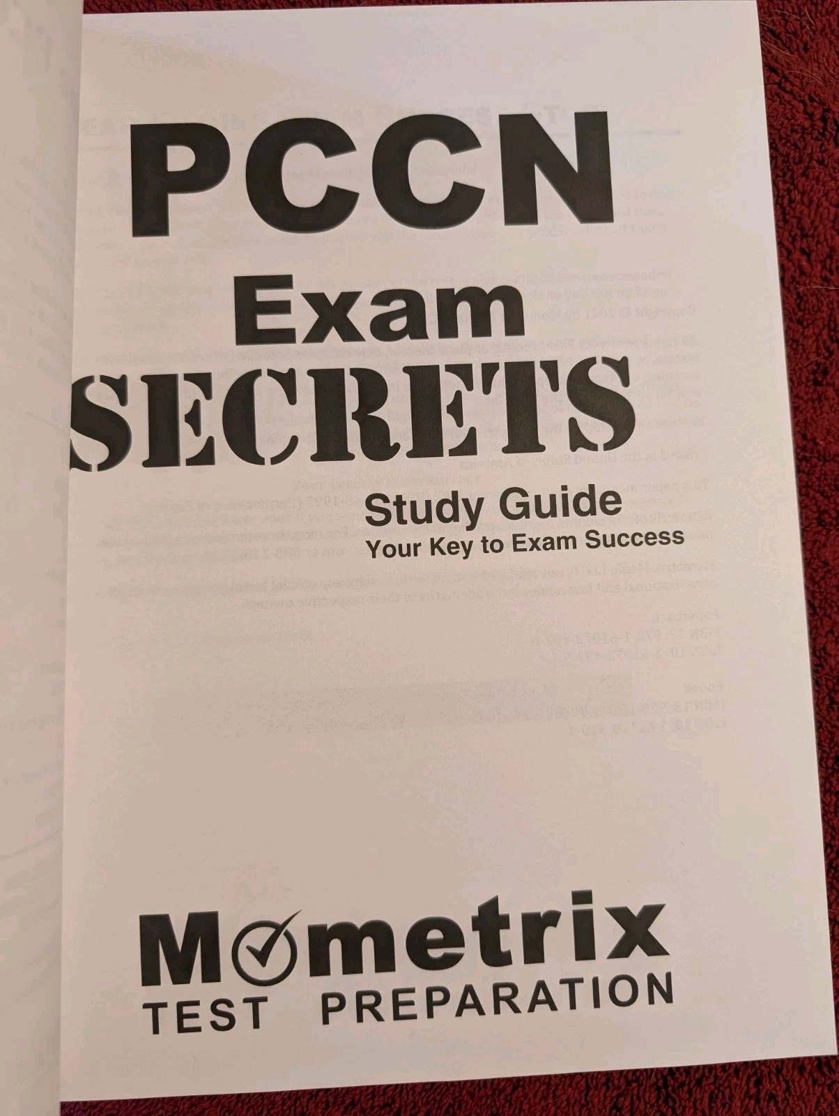 PCCN Exam Secrets Study Guide