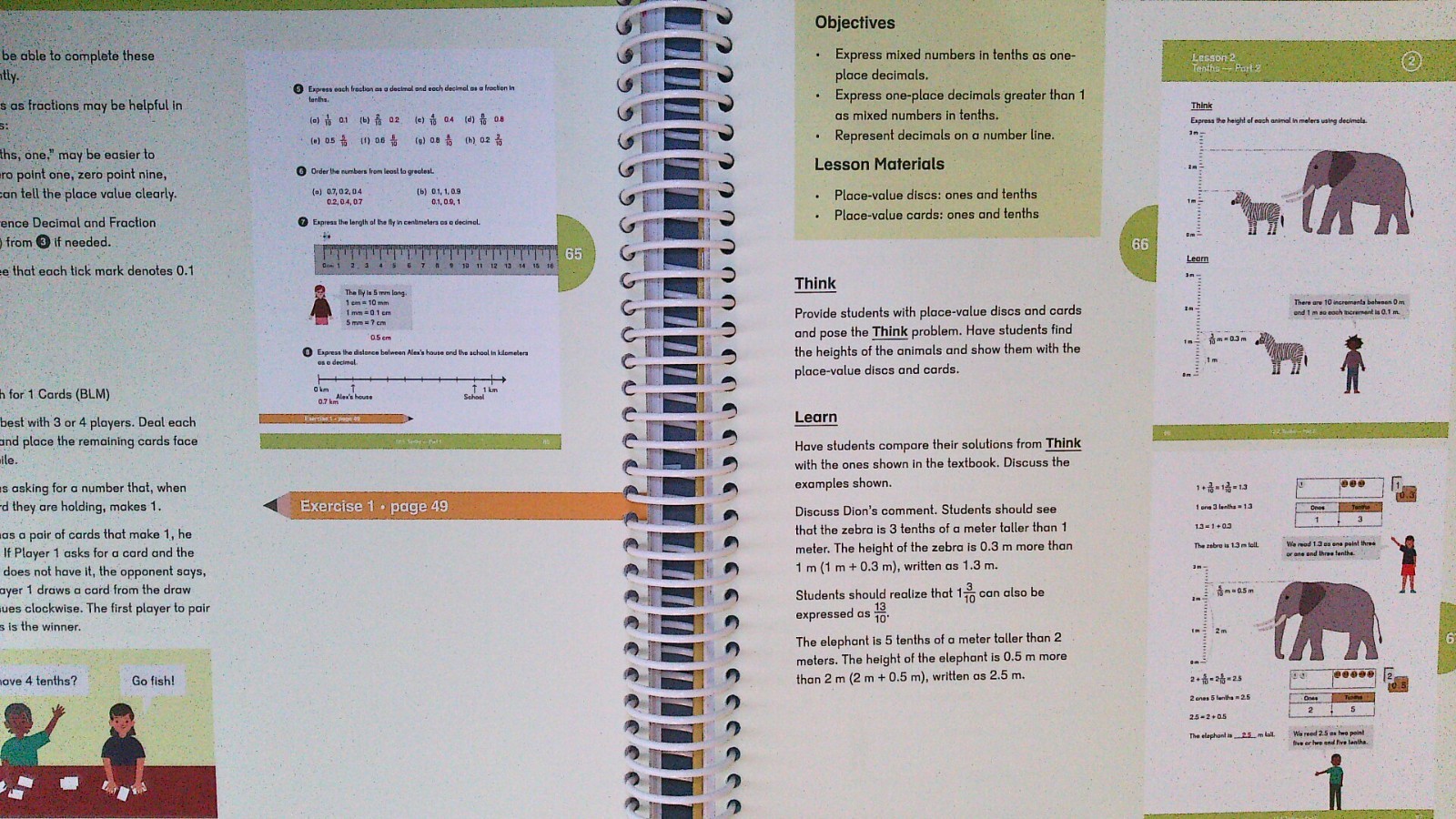 Dimensions Math Teacher’s Guide 4B, Singapore Math Inc. [Spiral-bound] VERY GOOD
