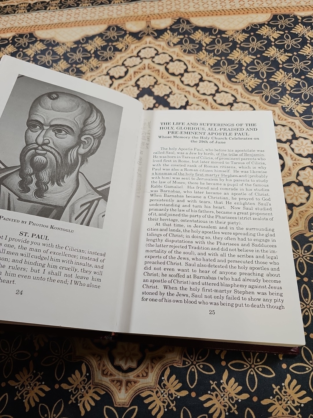 THE LIVES OF THE HOLY APOSTLES Book (c) 1990 Reprint HOLY APOSTLES CONVENT