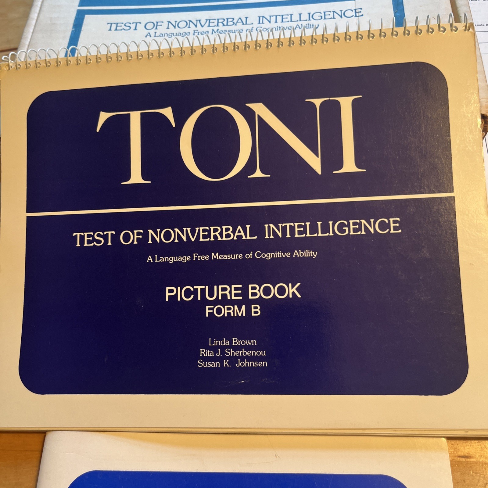 Test Of Nonverbal Intelligence (TONI) In Box, Set/Kit Measure Cognitive Ability