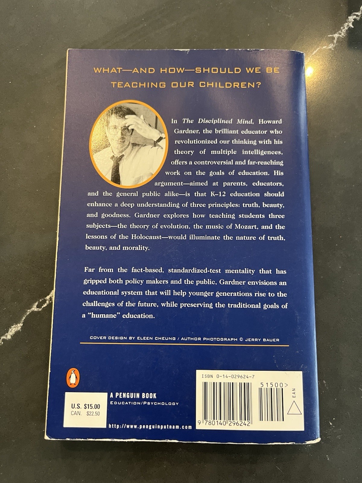 The Disciplined Mind Howard Gardner Paperback Book