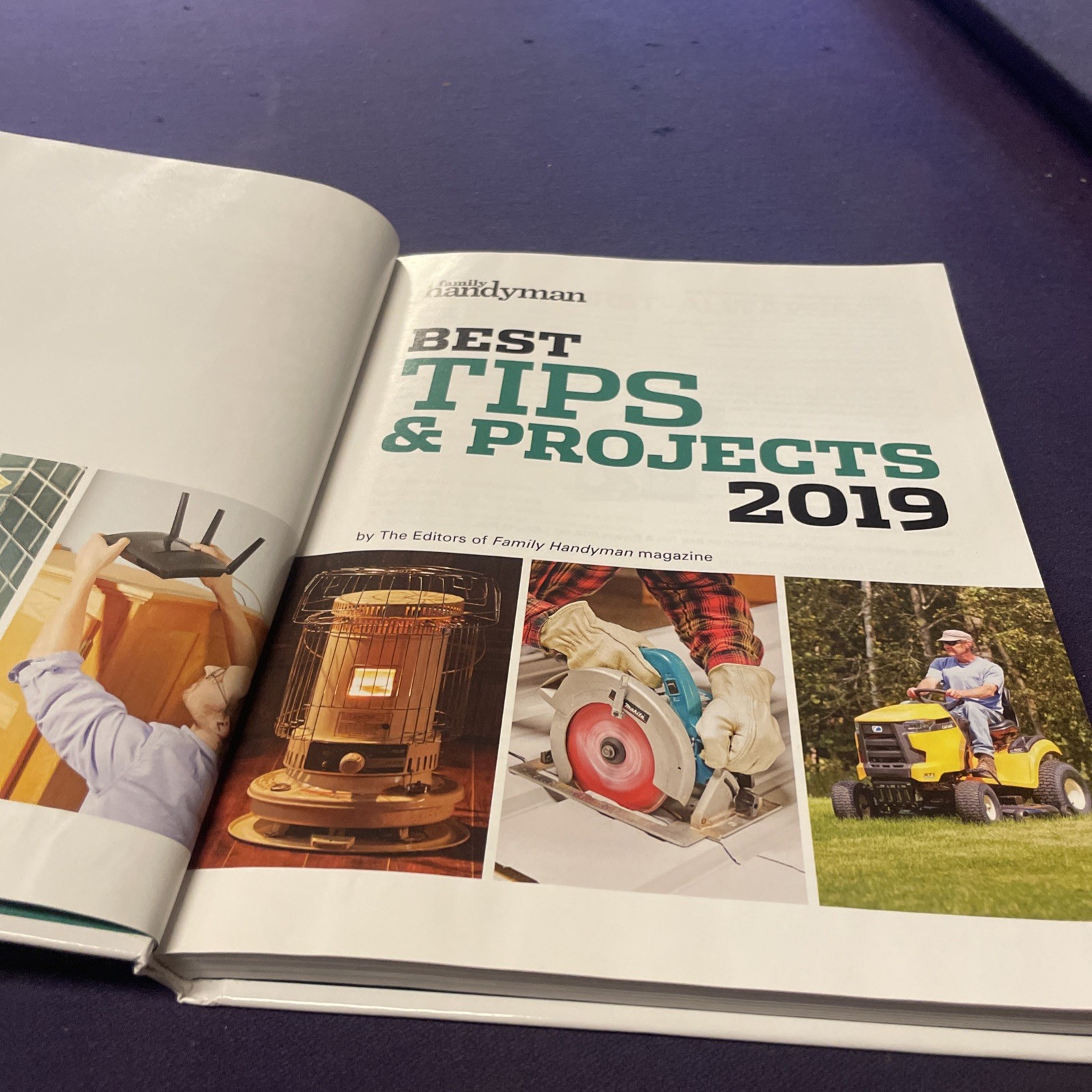 NEW BOOK – FAMILY HANDYMAN BEST TIPS and & PROJECTS 2019 (2019) – HARDCOVER BOOK