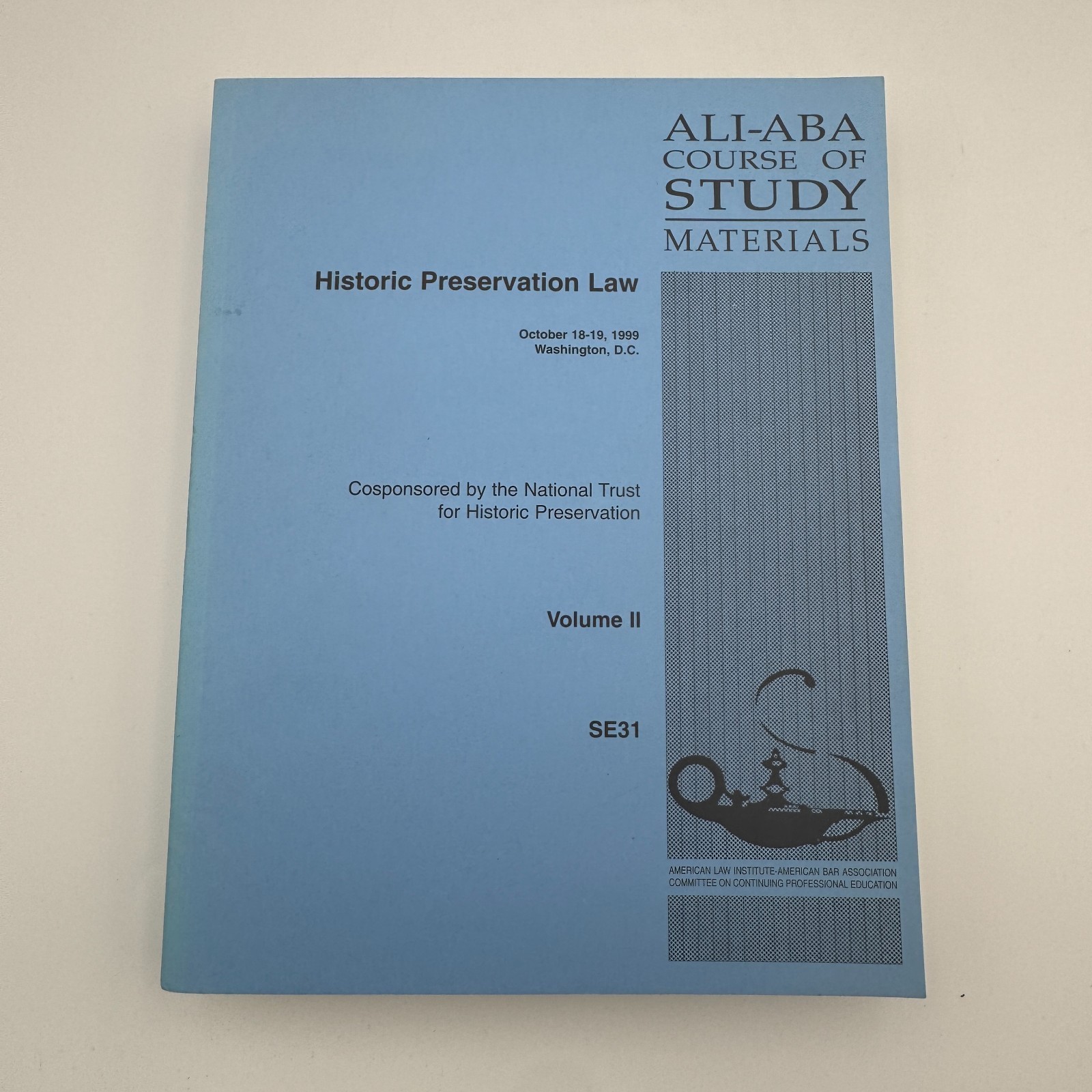 Historic Preservation Law 2 Volume Set ALI-ABA Course of Study Materials SE31
