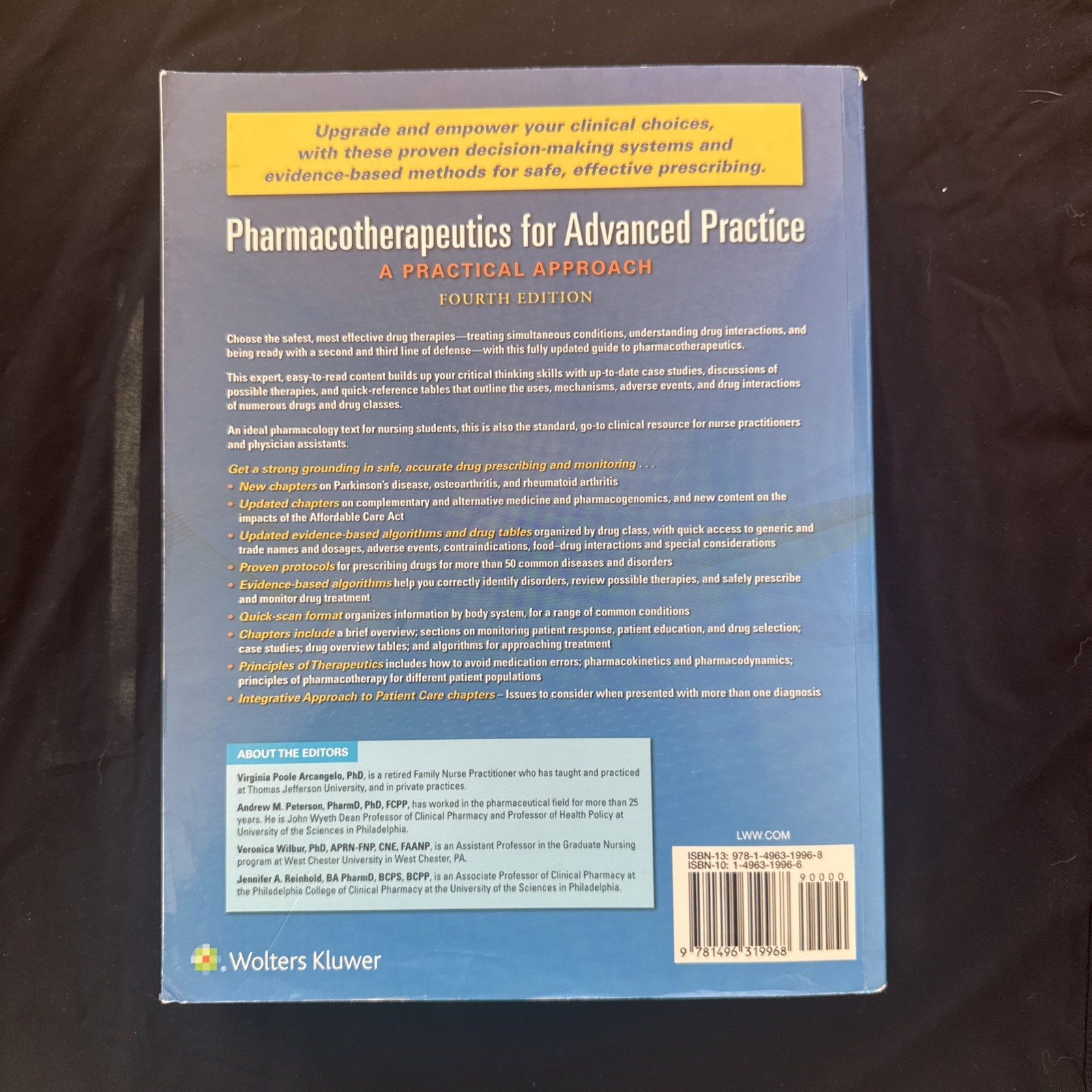 Pharmacotherapeutics for Advanced Practice : A Practical Approach by Jennifer A.