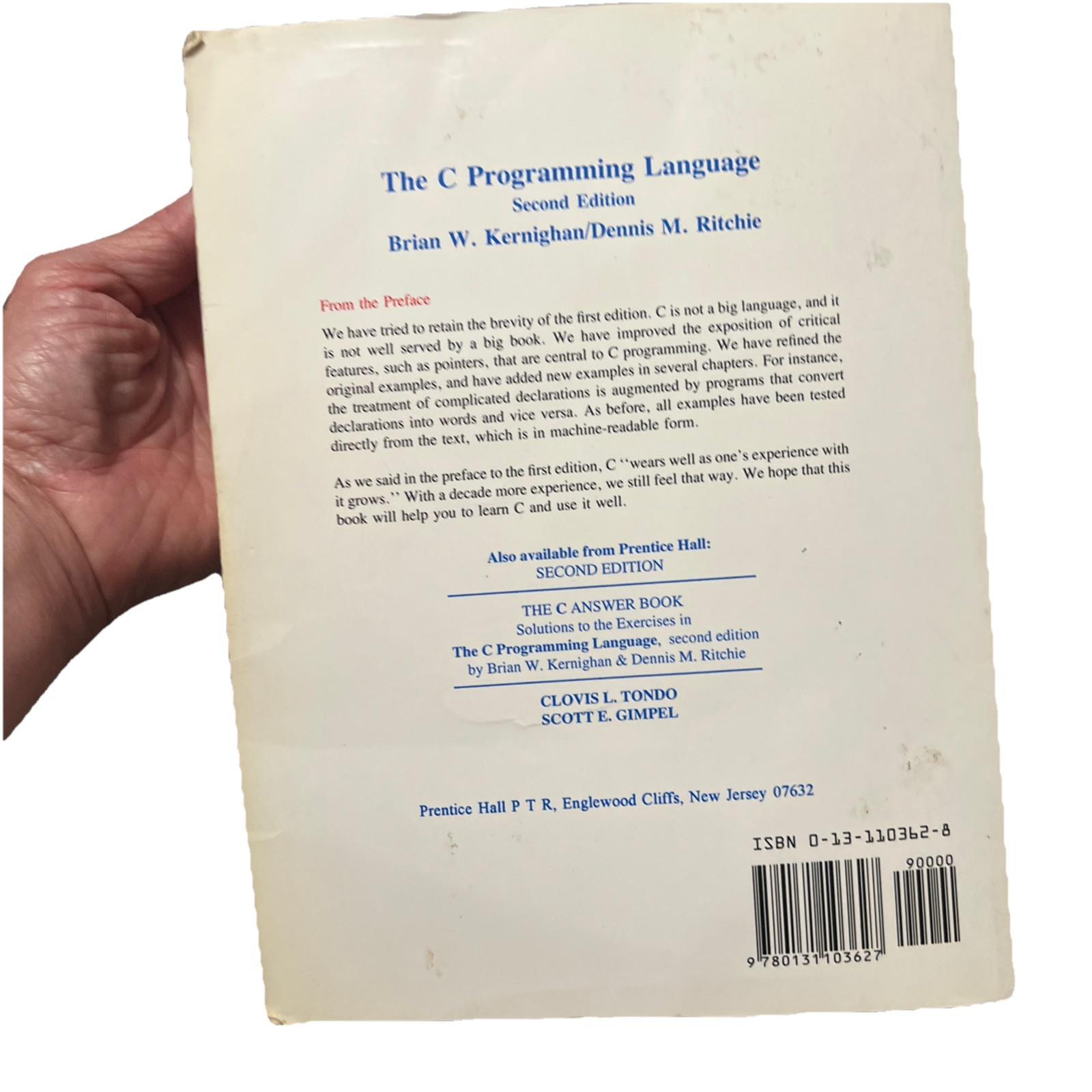 The C Programming Language Second Edition, Brand New Condition