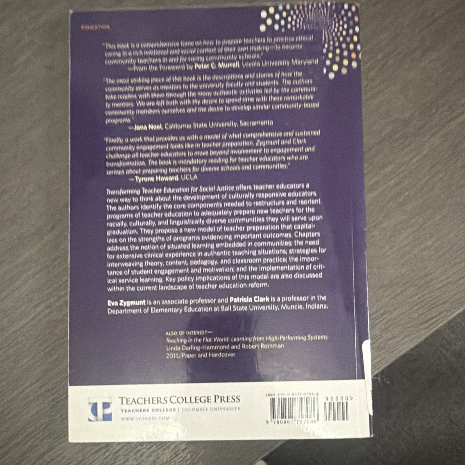Teachers College Press Transforming Teacher Education for Social Justice PB 2015
