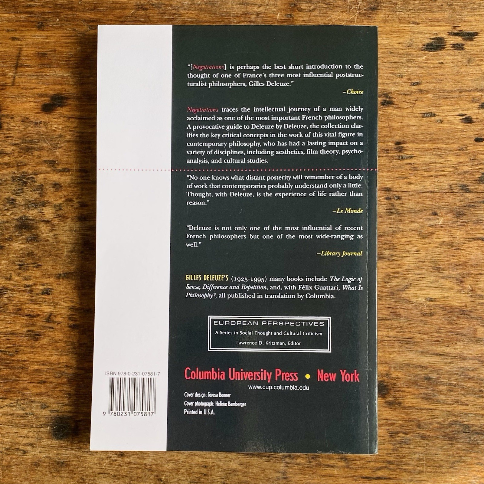 Negotiations 1973-1990 by Gilles Deleuze