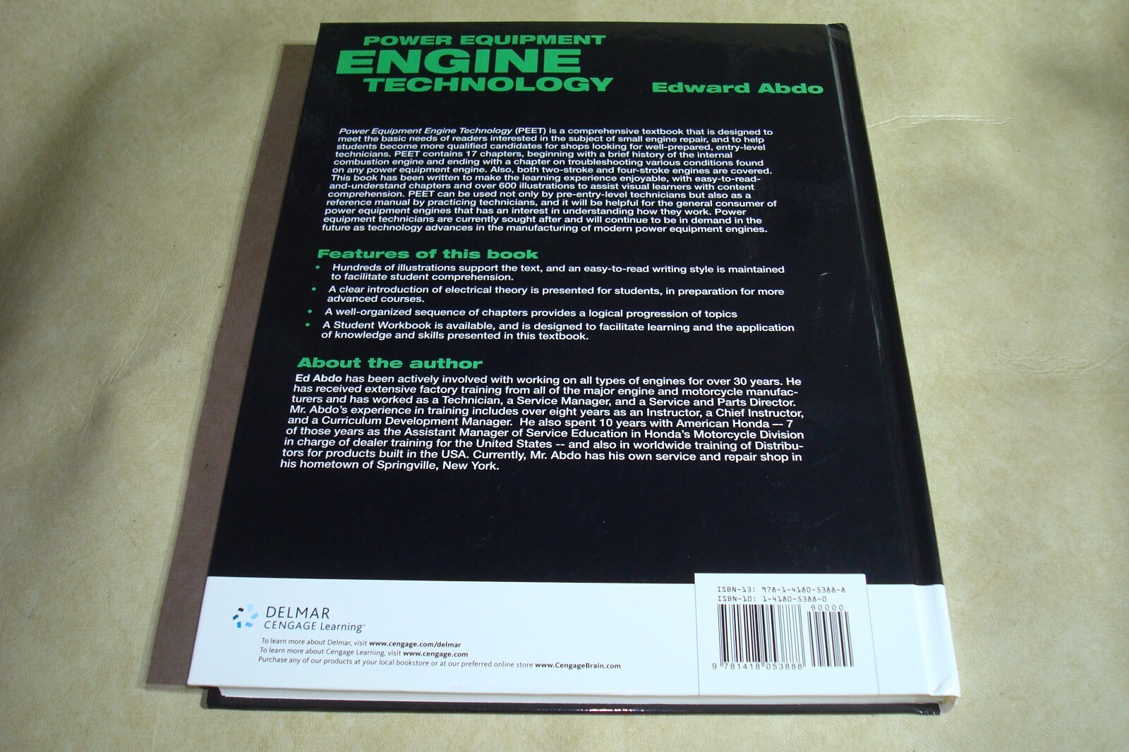 POWER EQUIPMENT ENGINE TECHNOLOGY By Edward Abdo – Hardcover
