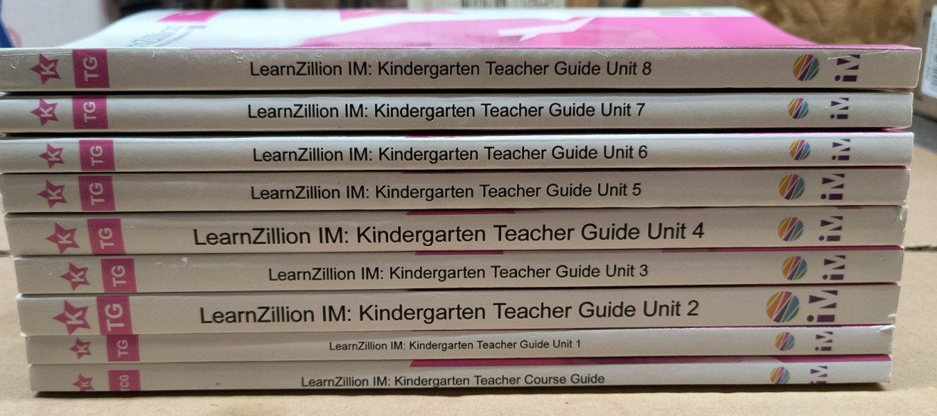Learn Zillion Illustrative Mathematics Grade K Teachers Unit Guide 1-8 Math