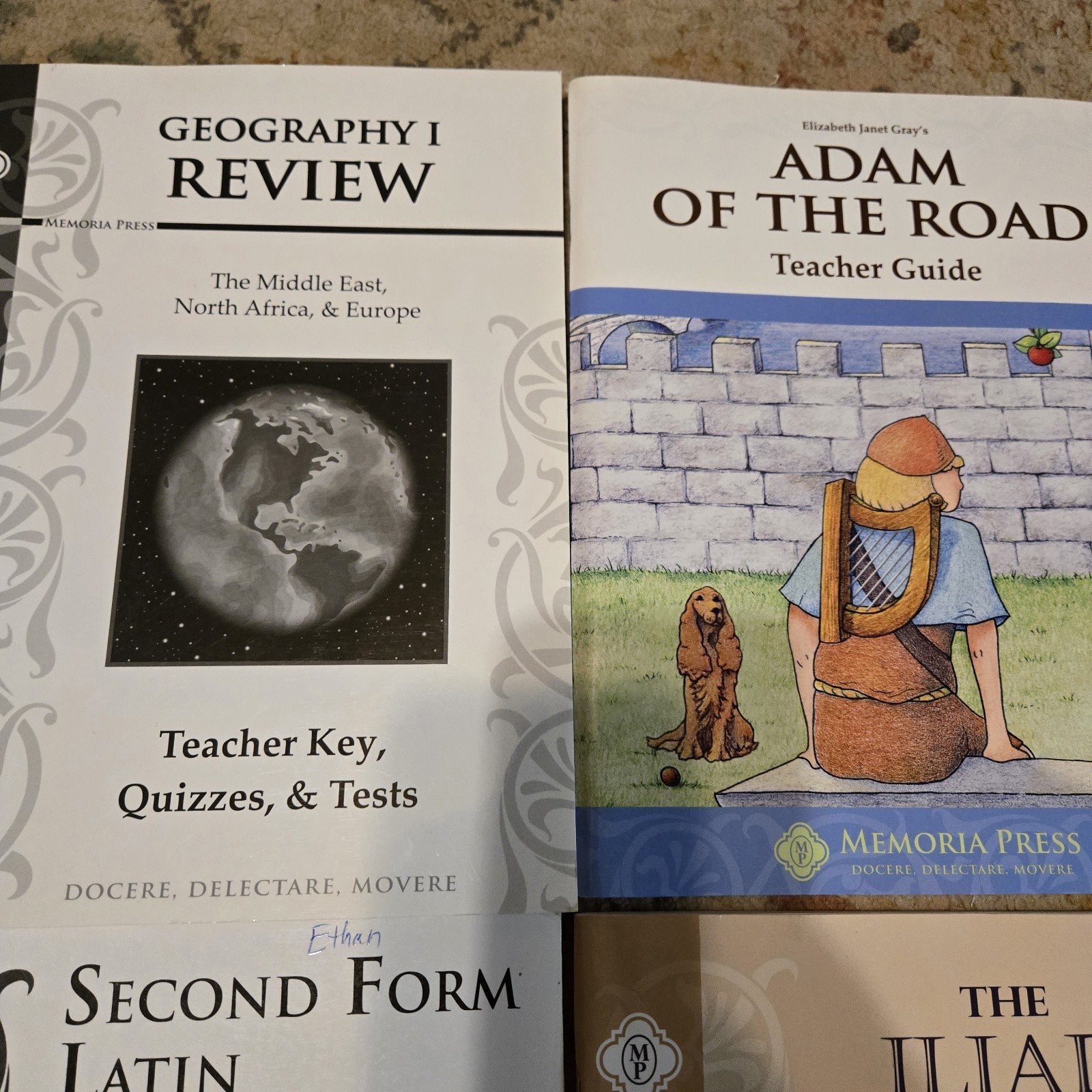 Misc Mixed Lot Memoria Press Books Teacher Student Tests Birds
