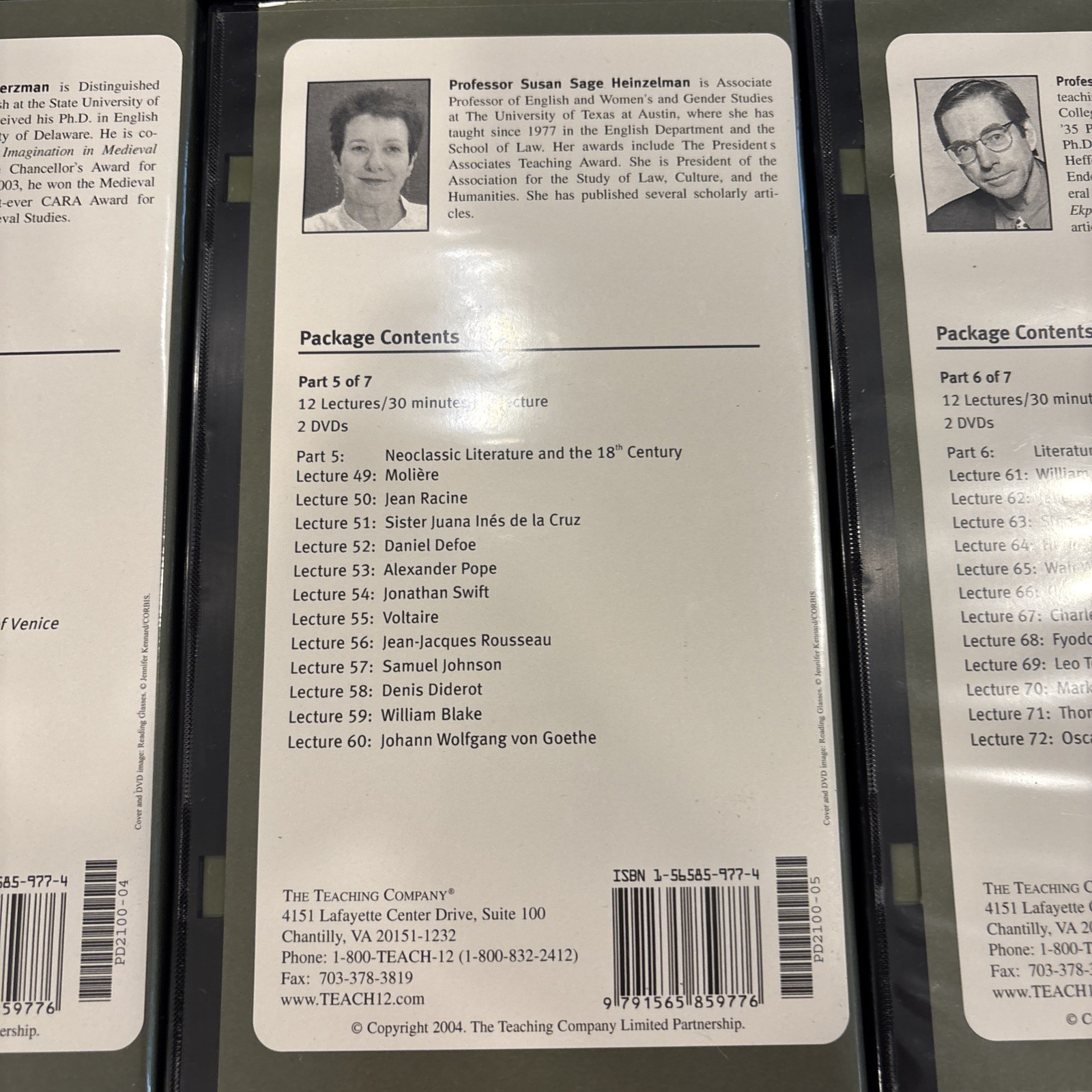 The Great Courses Literature And English Language DVD Parts 1-7 The Teaching Co.