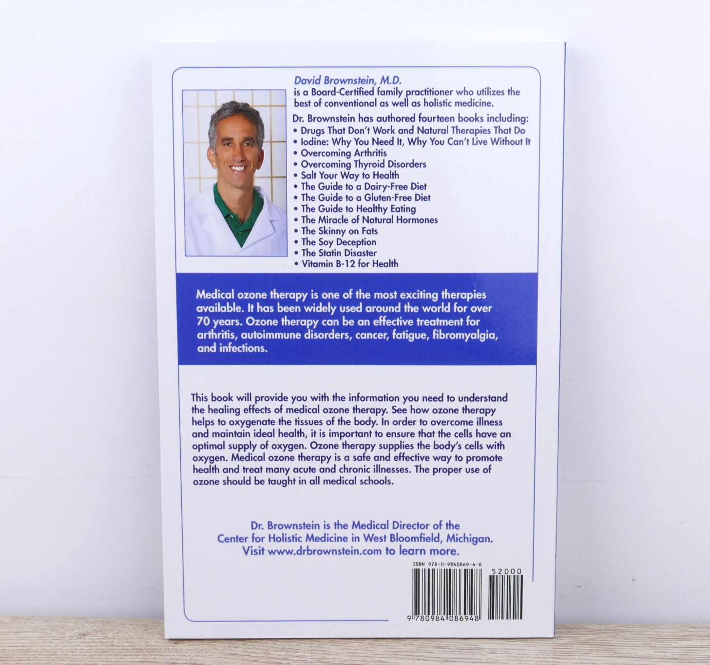 Ozone The Miracle Therapy – paperback David Brownstein