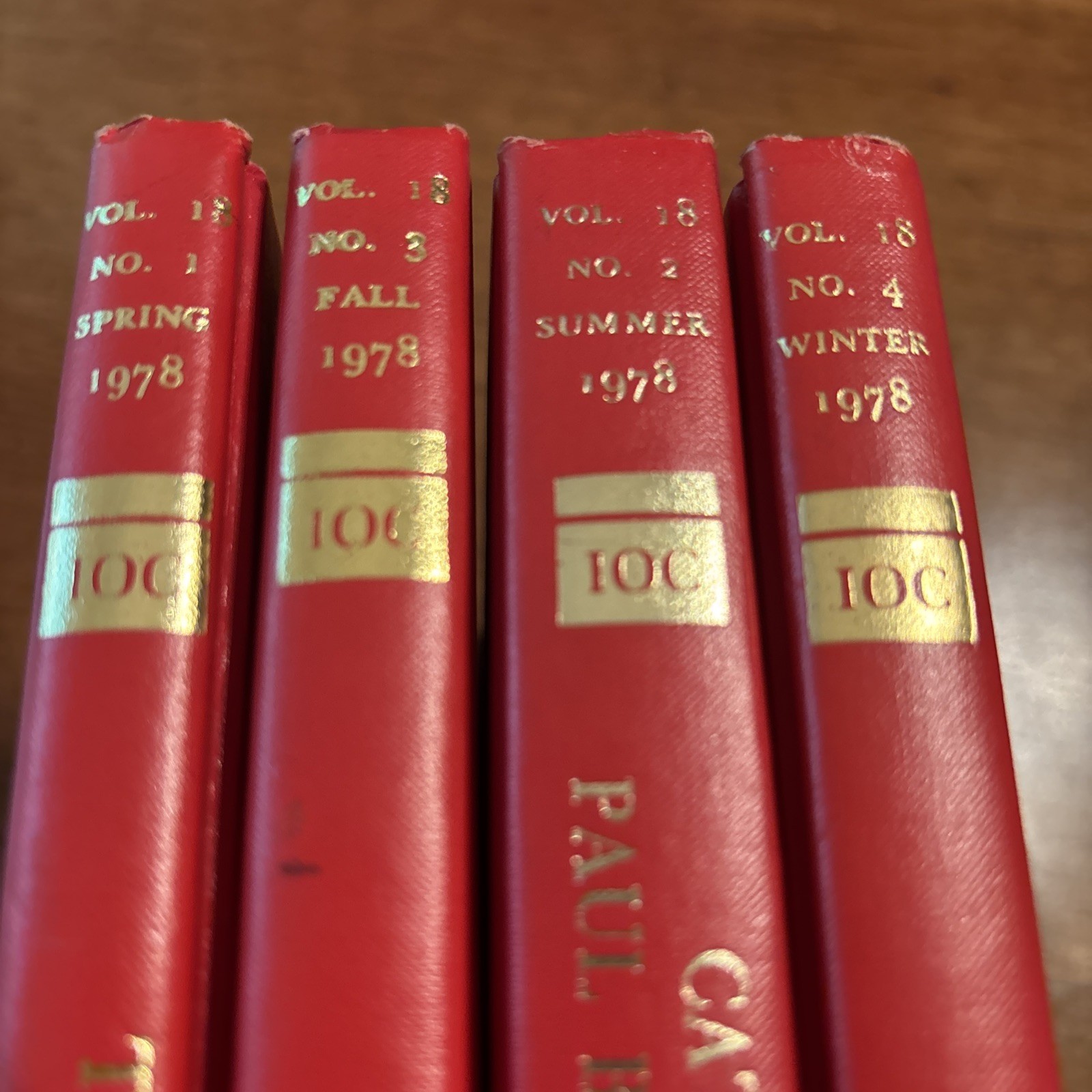 INTL Ophthalmology Clinics Books 11 Volumes 1977-1980 Red w/Gold Trim HC Vintage