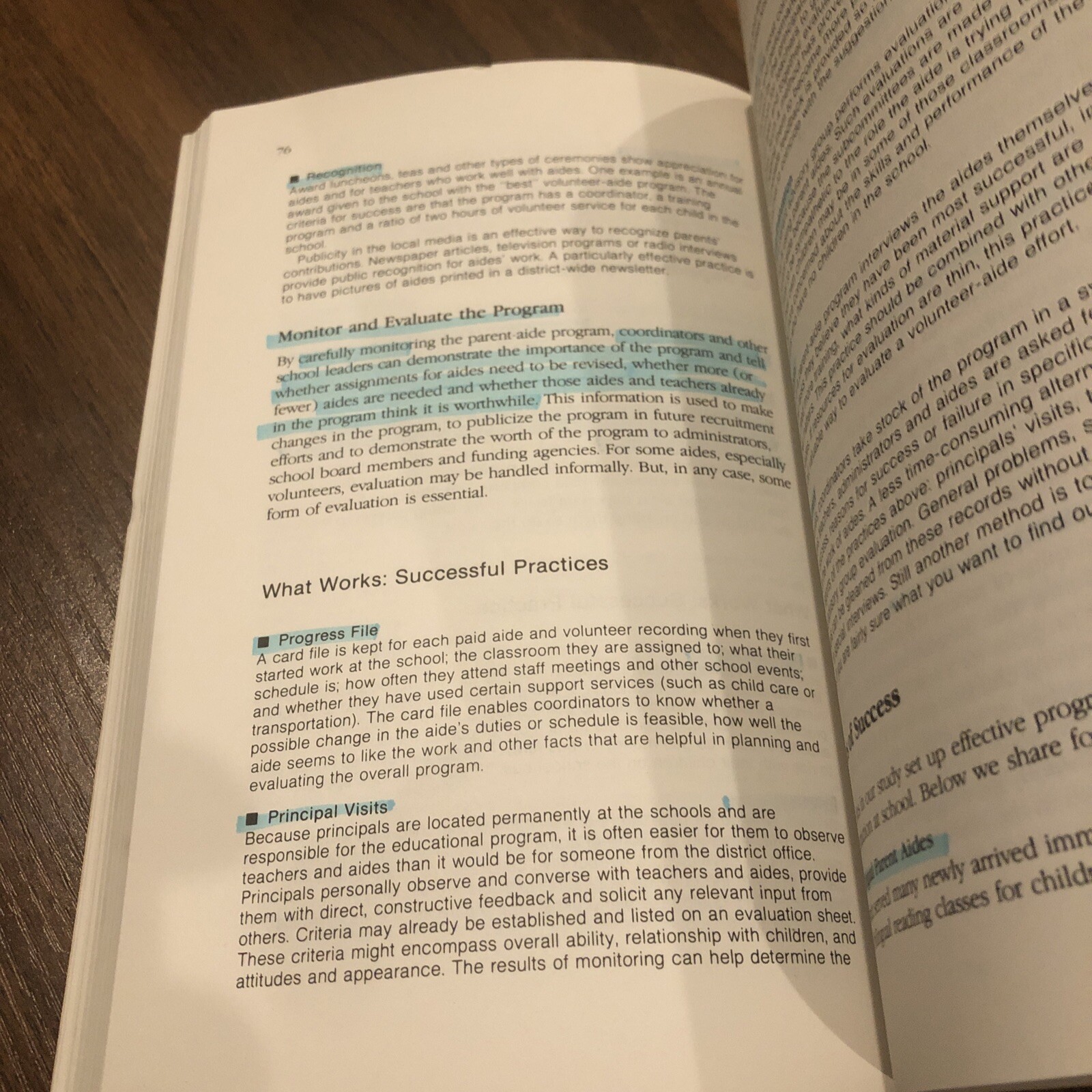 INVOLVING PARENTS: A HANDBOOK FOR PARTICIPATION IN SCHOOLS By Peggy Lyons VG