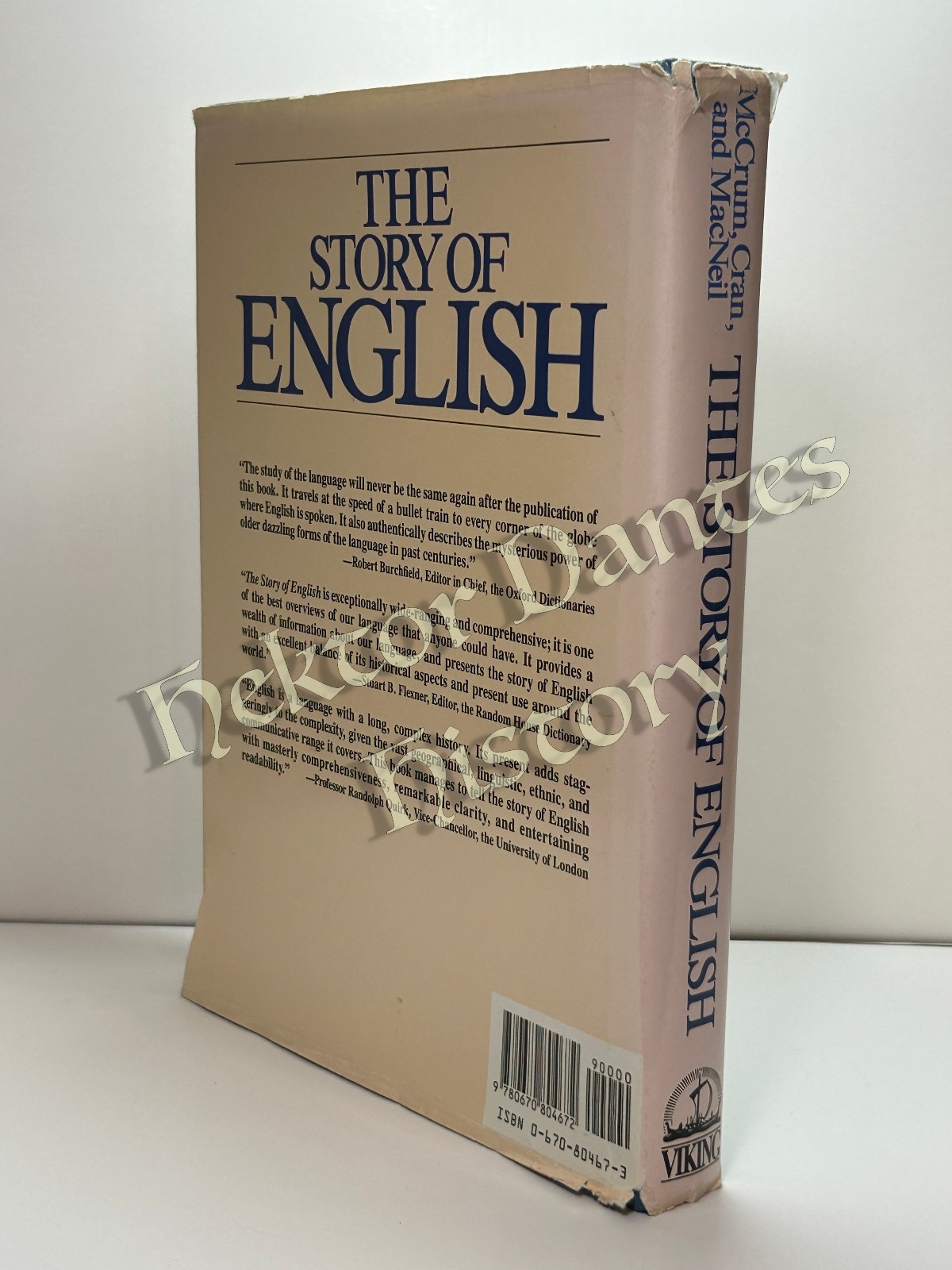 The Story of English by McCrum, Cran & MacNeil (1986 Hardcover)
