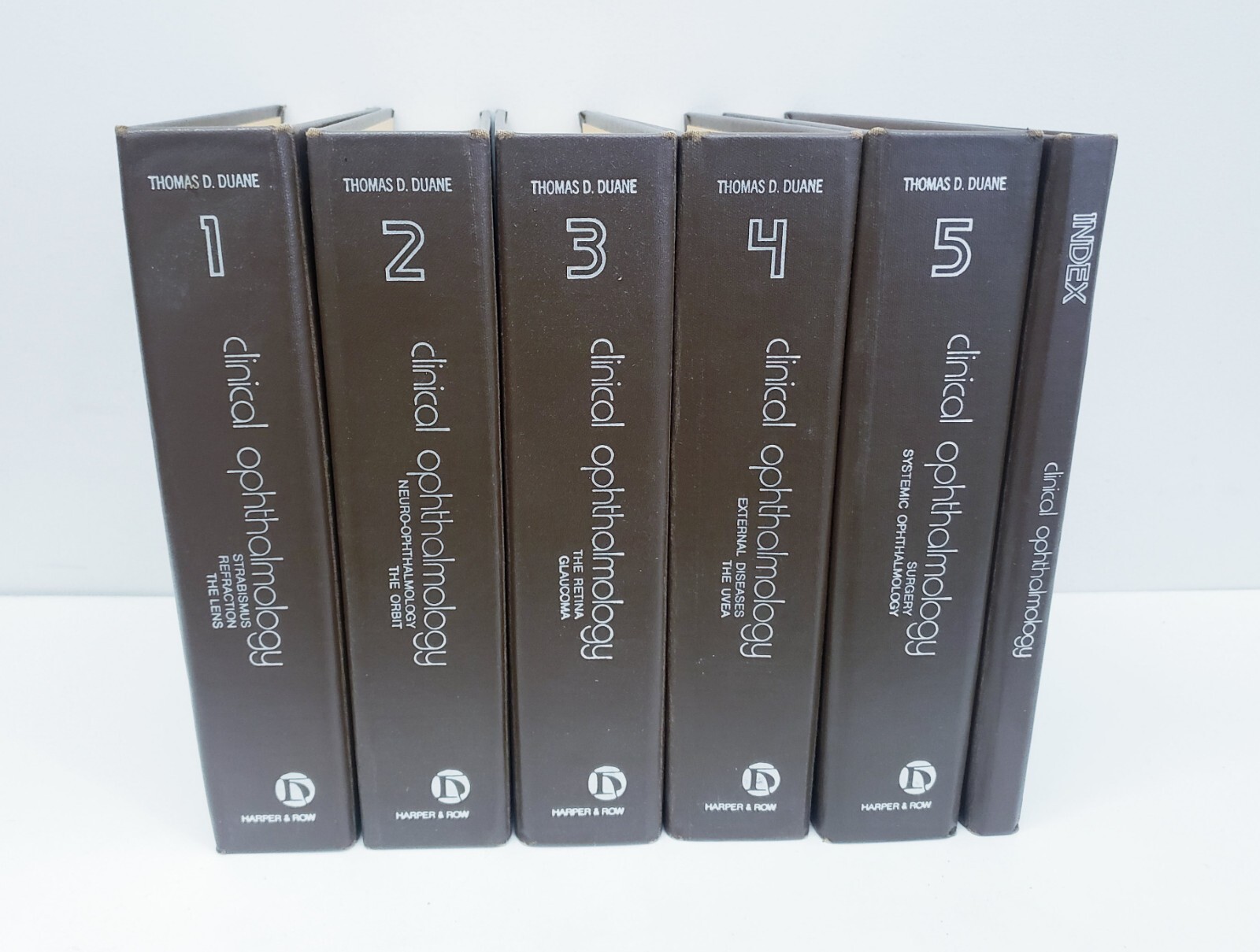 Duane’s Clinical Ophthalmology Books 1 2 3 4 5 & Index 1994 Thomas D. Duane