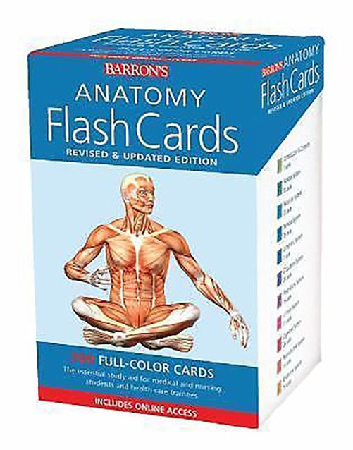 Anatomy Flash Cards (Barron’s Test Prep) – Cards, by Ashwell Ph.D. Ken – Good