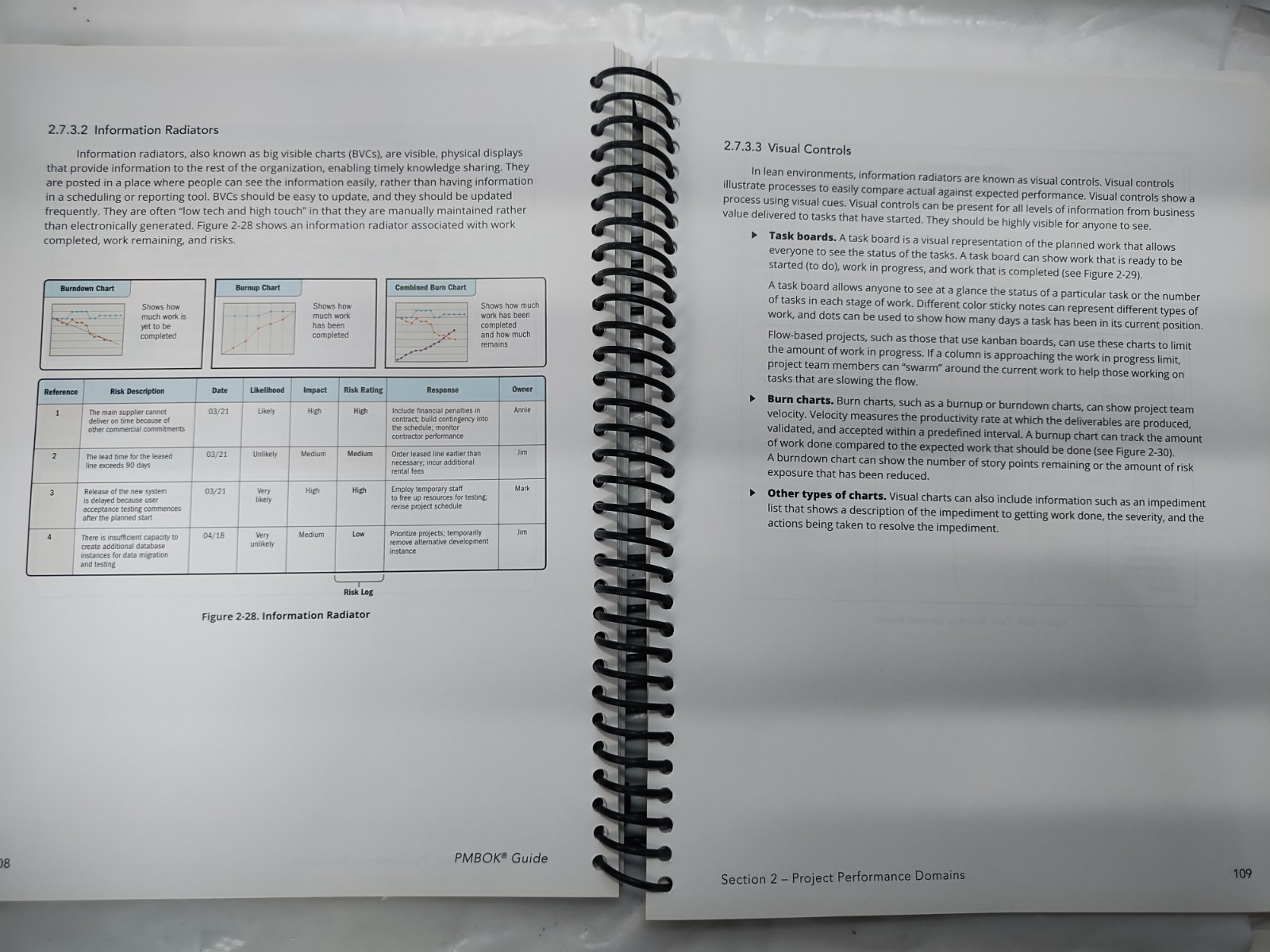 PMBOK GUIDE: A Guide To The Project Management Body of Knowledge, 7th Ed, Spiral