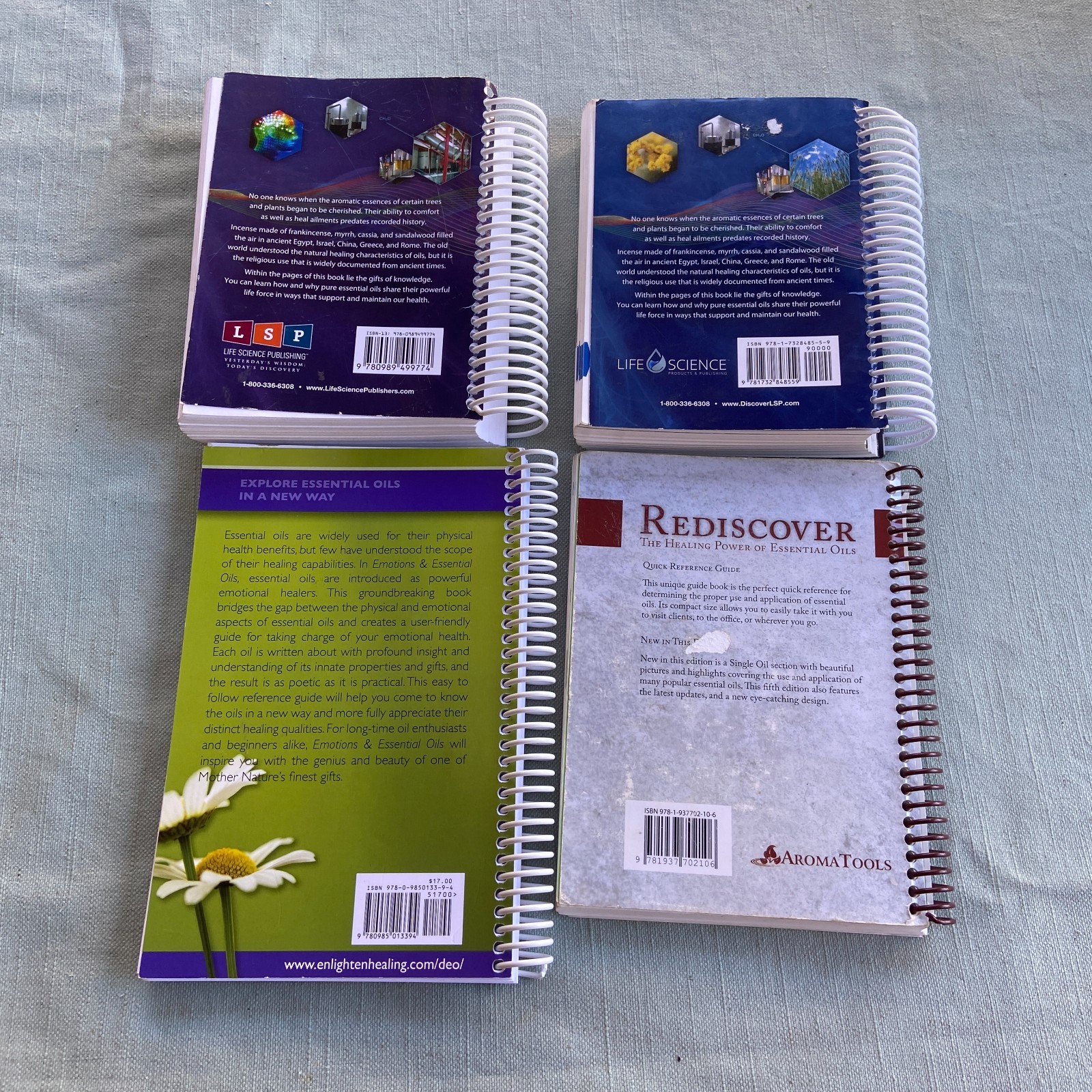 Essential Oils Book Lot Life Science Pocket Reference User Guide Modern Emotions