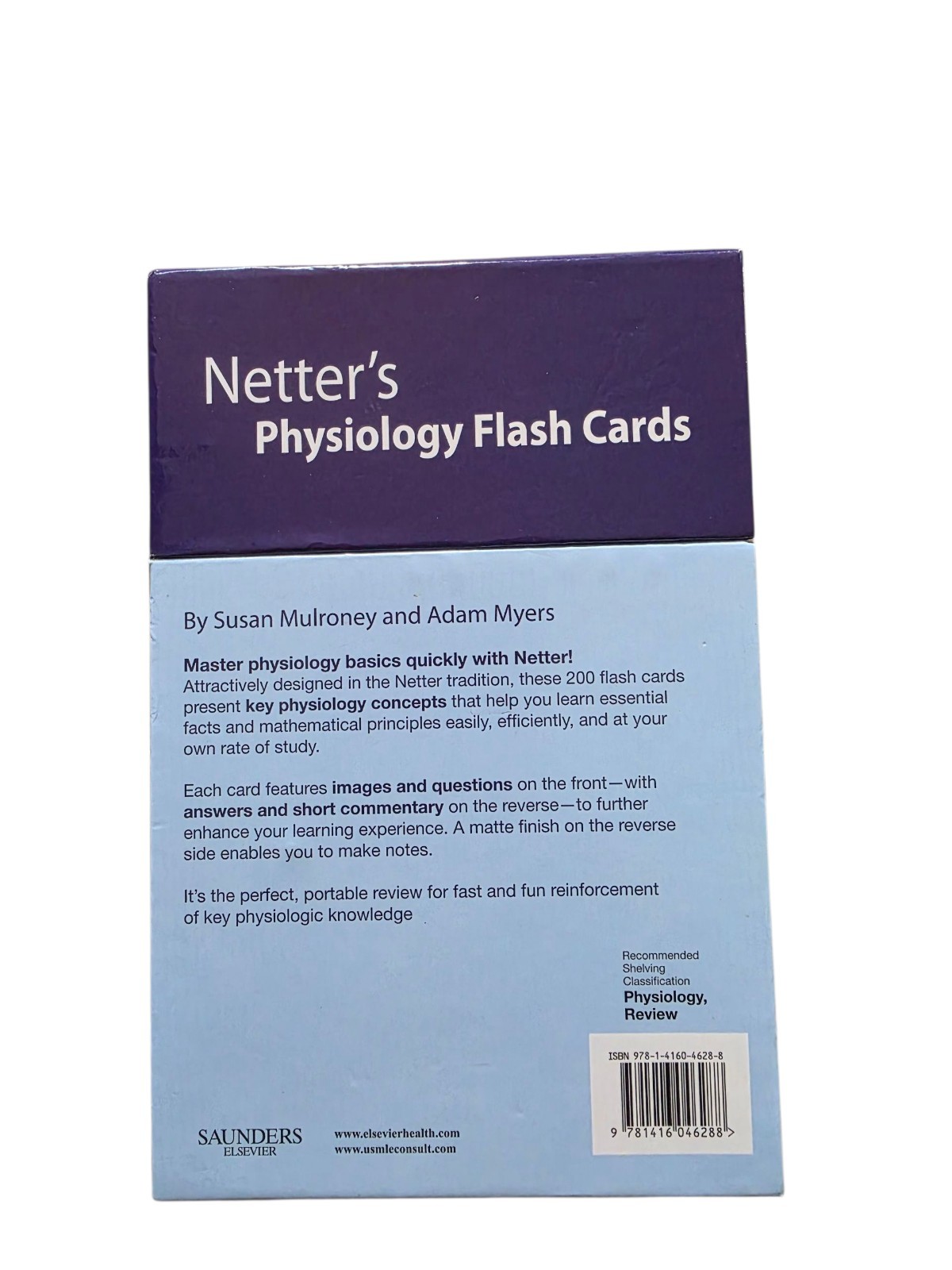 Netter Basic Science Ser.: Netter’s Physiology Flash Cards by Adam Myers