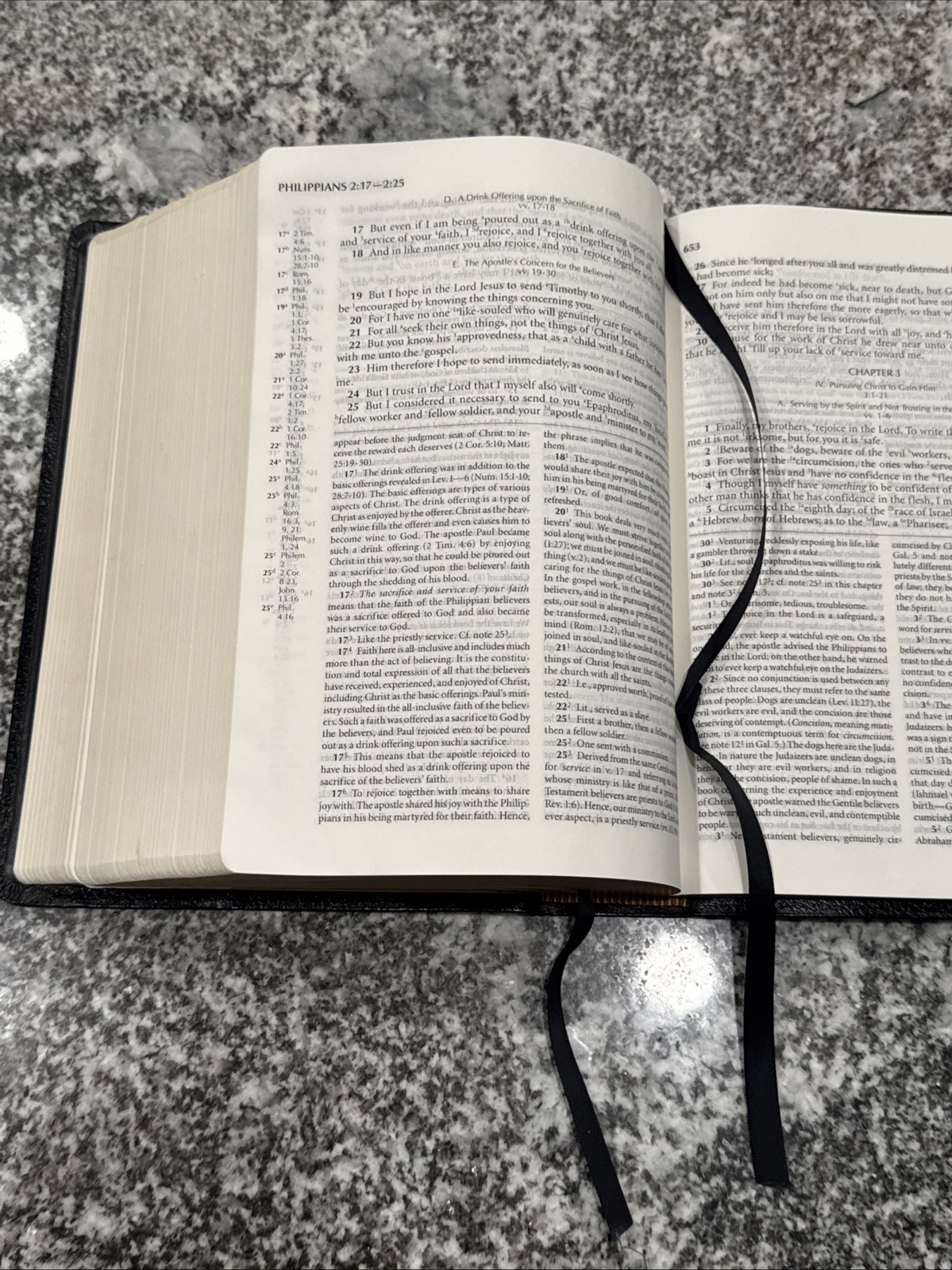 Holy Bible Recovery Version Bonded Leather Black 2003 Reference Notes LSM