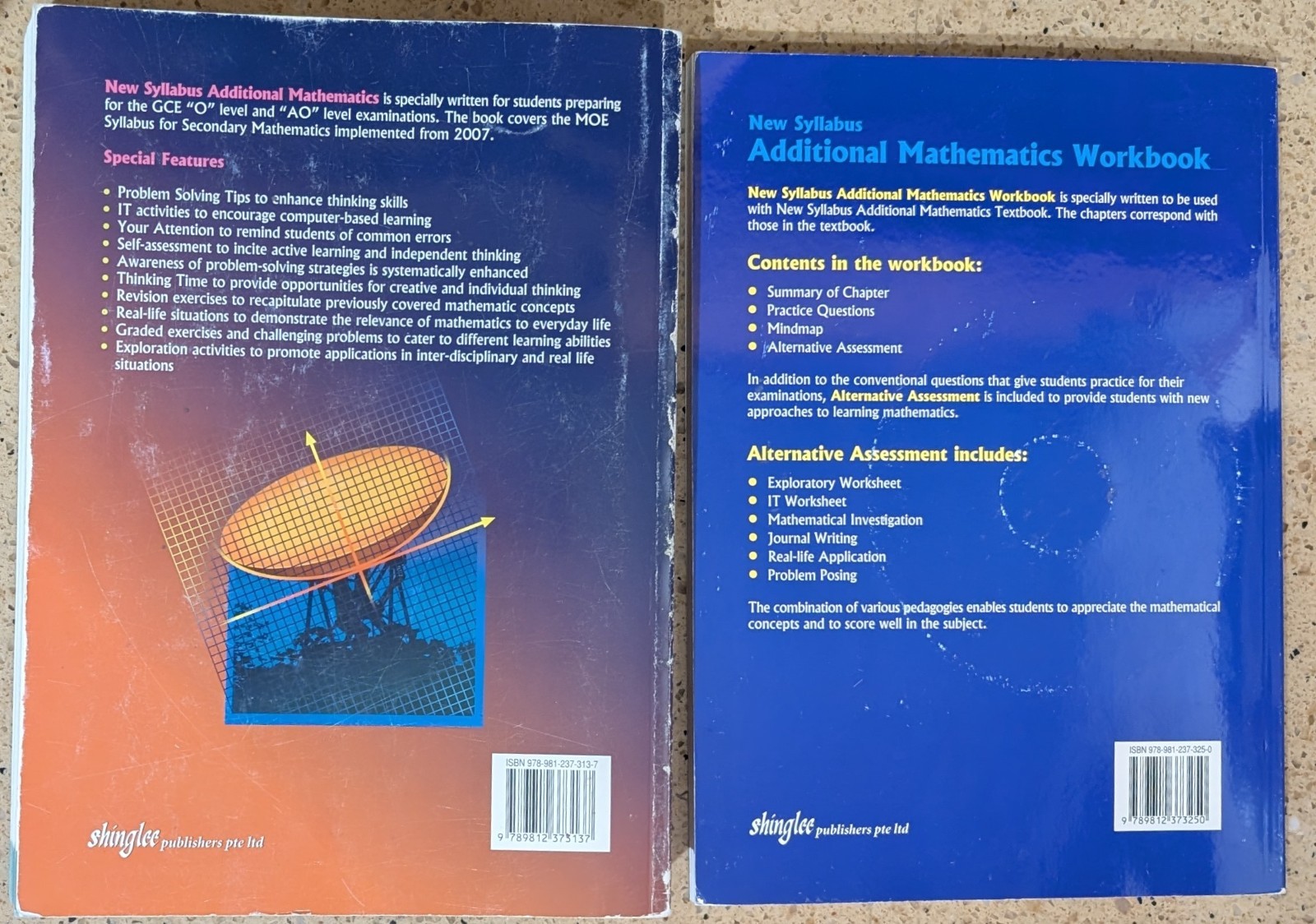 Singapore Math, New Syllabus Additional Mathematics Set, Shinglee, Homeschool