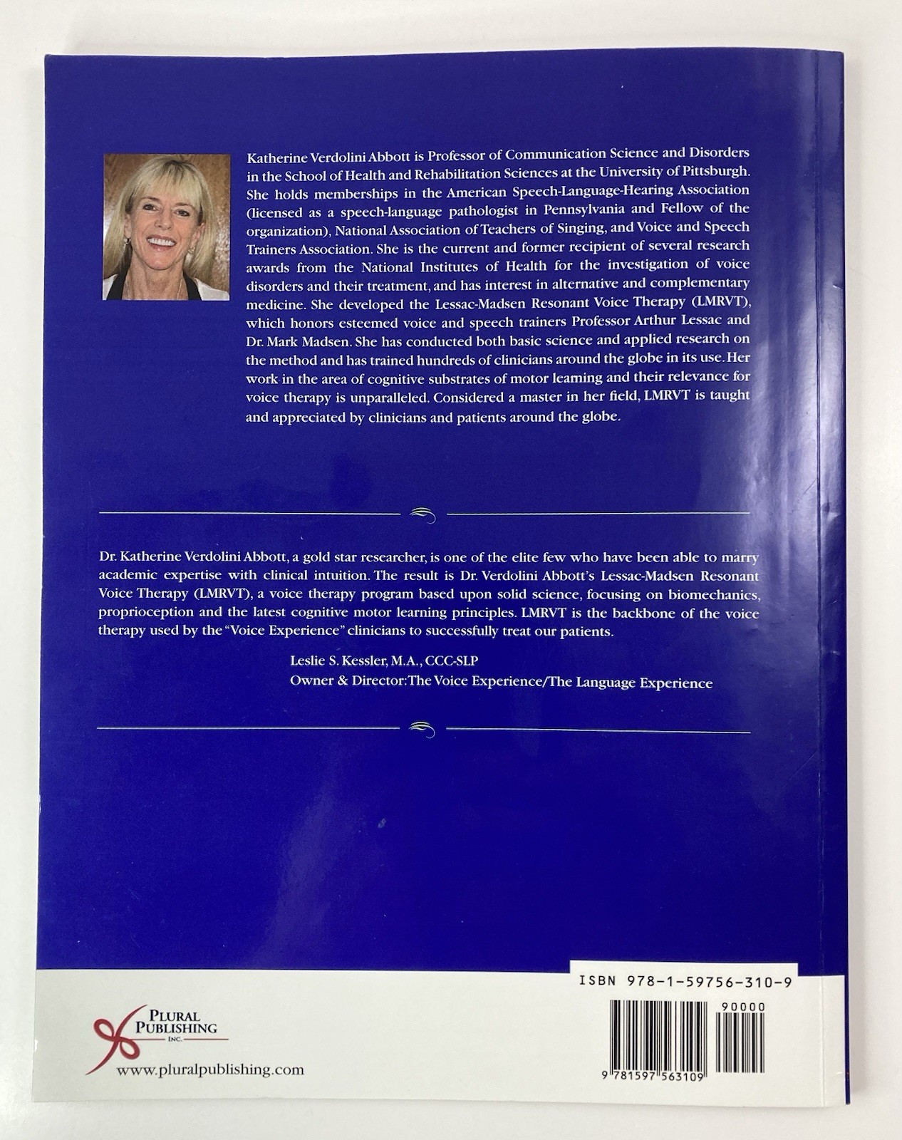 Lessac-Madsen Resonant Voice Therapy Patient Manual by Katherine Verdolini PB
