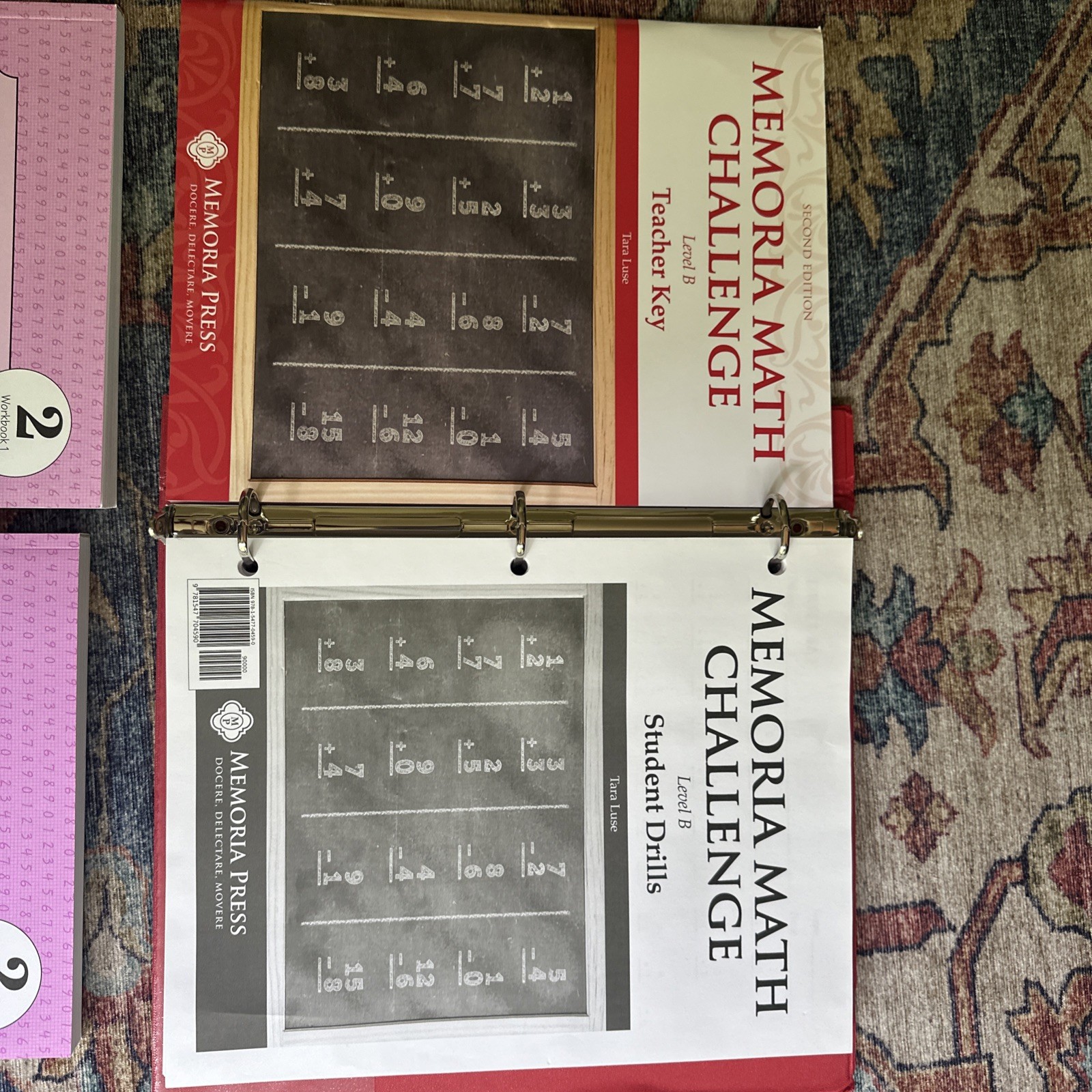 Memoria Press Arithmetic Teacher’s Manuals, Workbooks, Practice Sheets K-1st