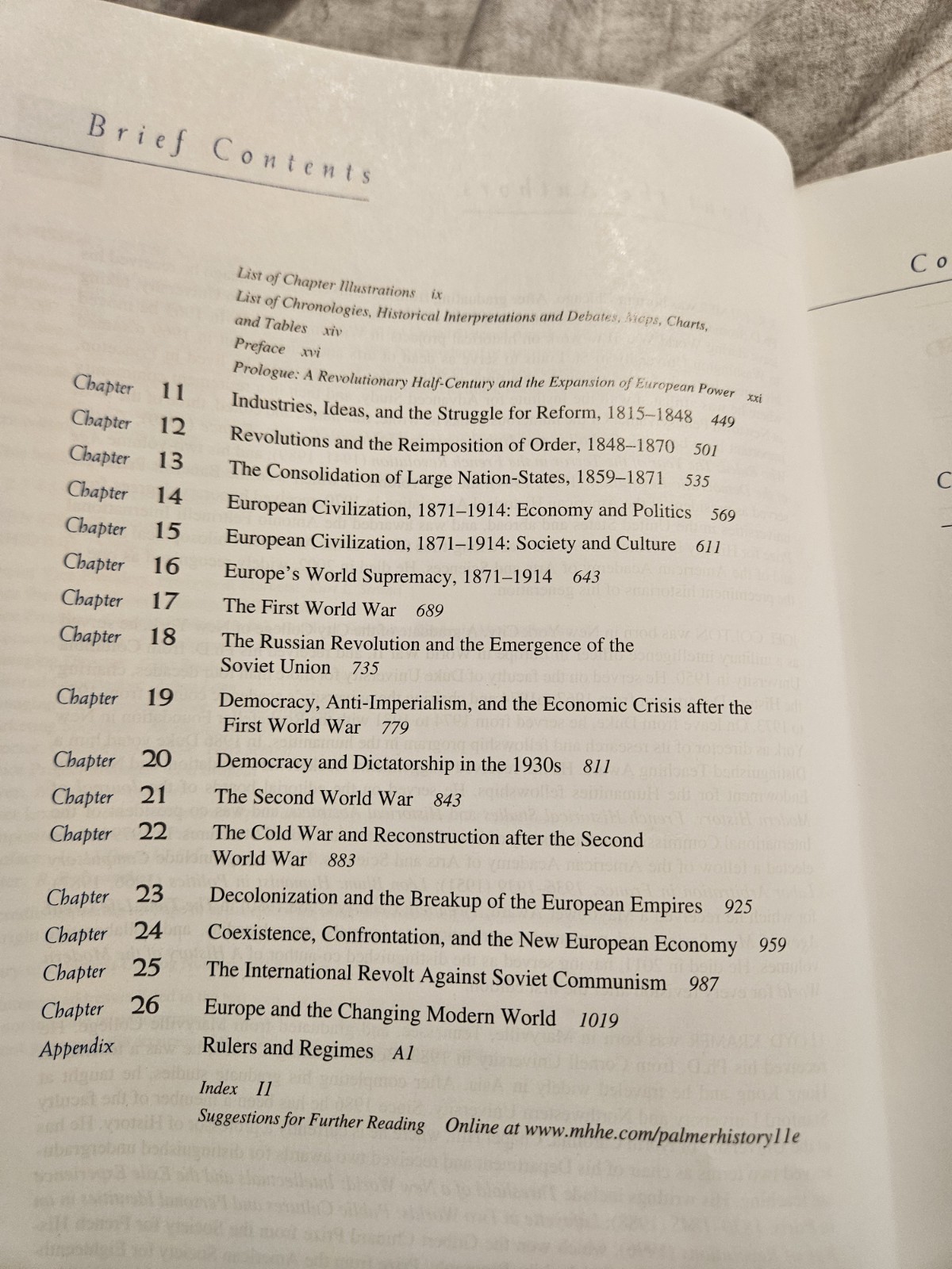 A History of Europe in the Modern World, – Paperback, by Palmer R. R.; – Good