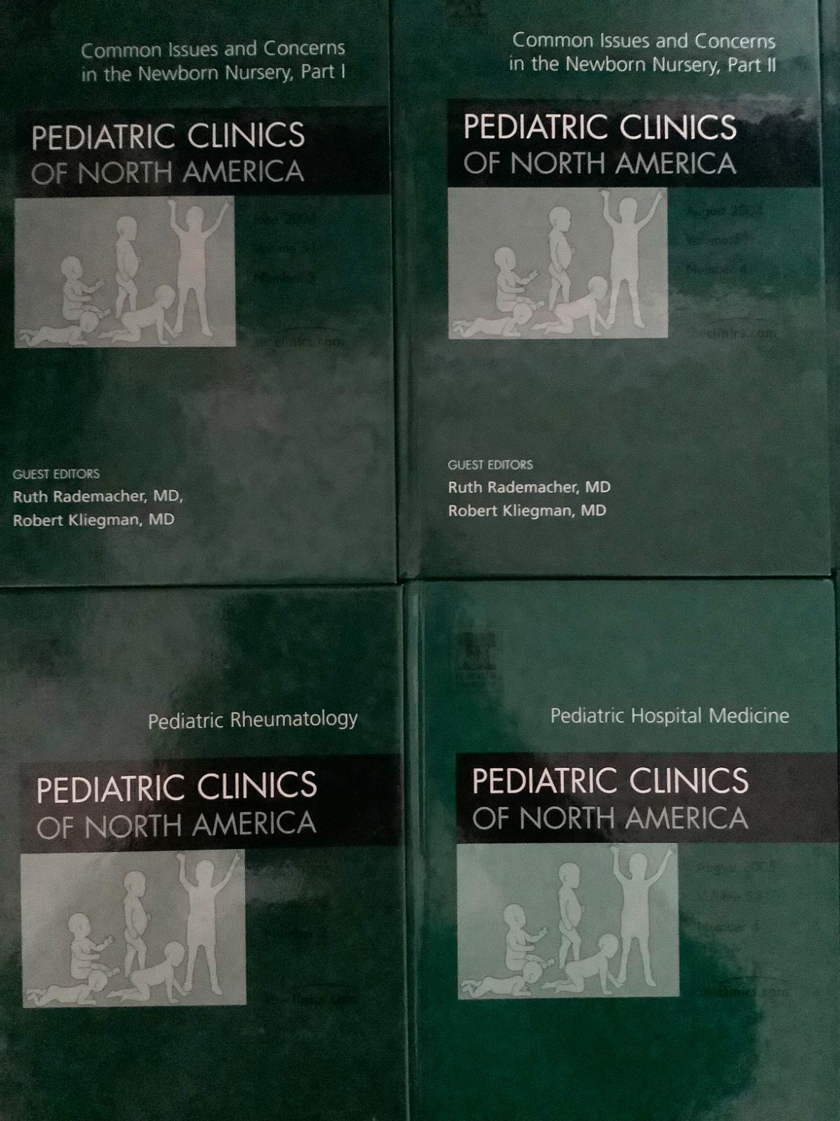 Pediatric Clinics of North America (10) Volumes Mixed Topics, Titles 2004 – 2006