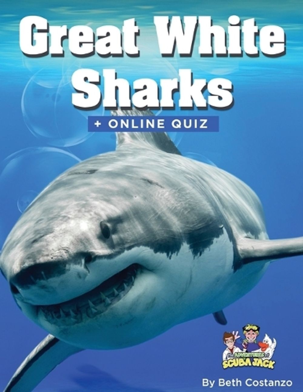Great White Shark Activity Book for ages 4-8 years of age by Beth Costanzo (Engl