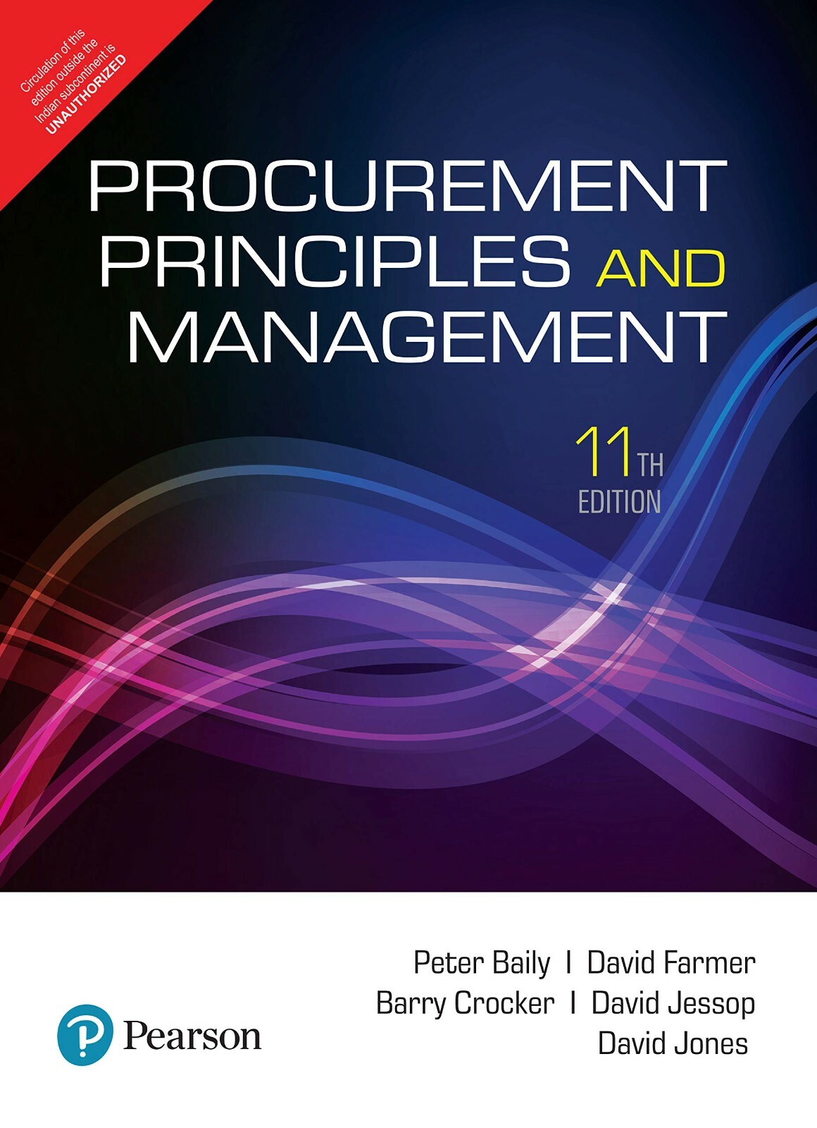 New:Procurement, Principles and Management by by Peter Baily 11th INTL ED