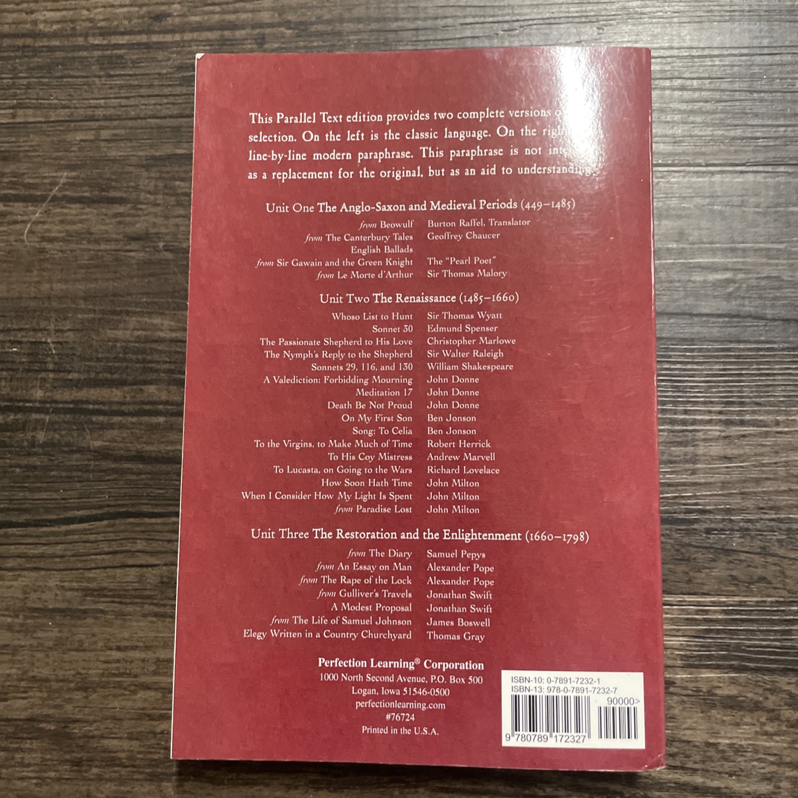 My Fathers World – World History and Literature High School Book Set – grade 10