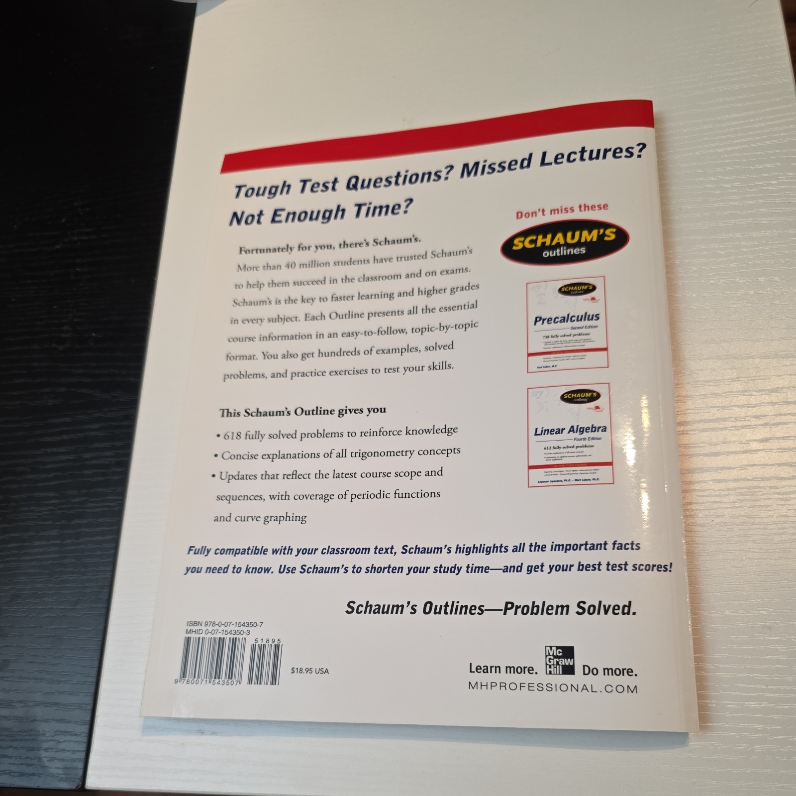 Schaum’s Outline Ser.: Schaum’s Outline of Trigonometry, 4ed by Robert E. Moyer