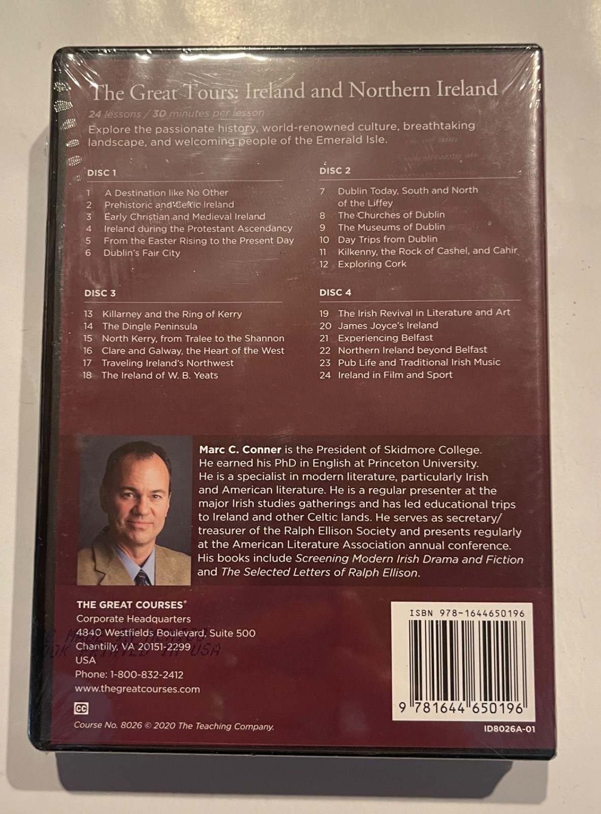GREAT COURSES – THE GREAT TOURS – IRELAND & NORTHERN IRELAND – 2020 – NEW SEALED