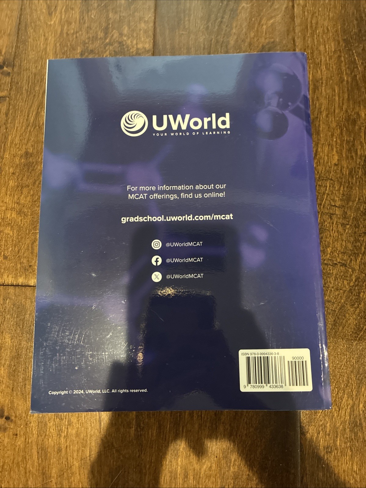 Uworld MCAT PREP BOOK Organic Chemistry Review 2025-2026