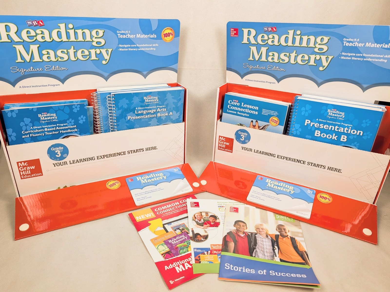 2008 SRA Reading Mastery Signature Edition Grade 3 Language Arts & Reading Kits