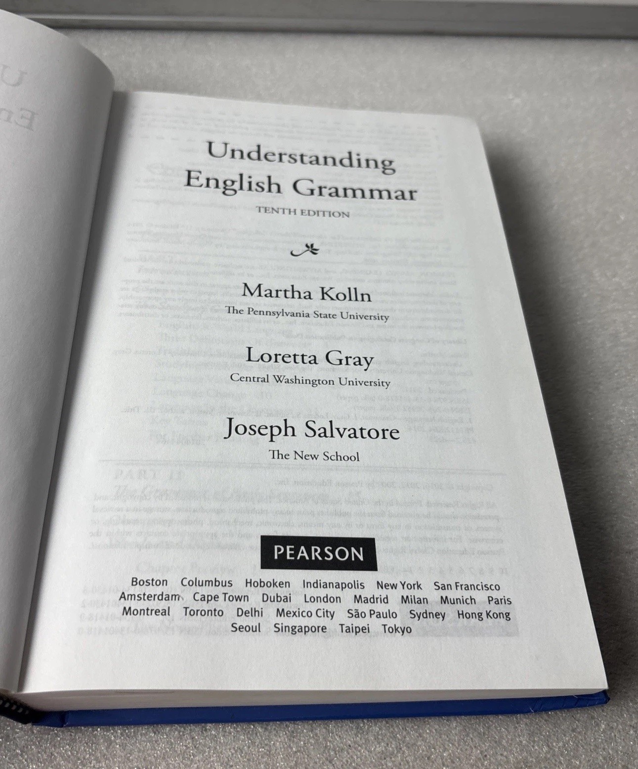 Understanding English Grammar – Hardcover, by Kolln Martha; Gray Instructor Ed.